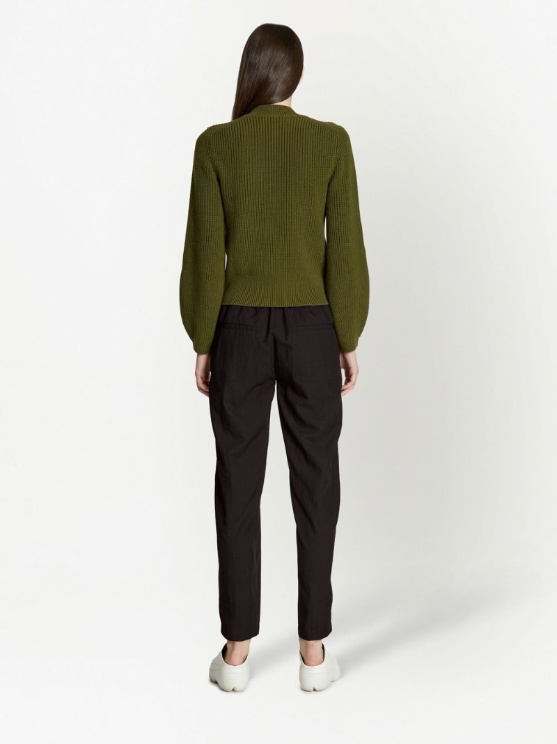 high-waisted tailored trousers - 4