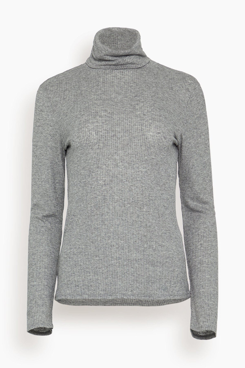 Gallinara Long Sleeve Top in Grey Melange 1