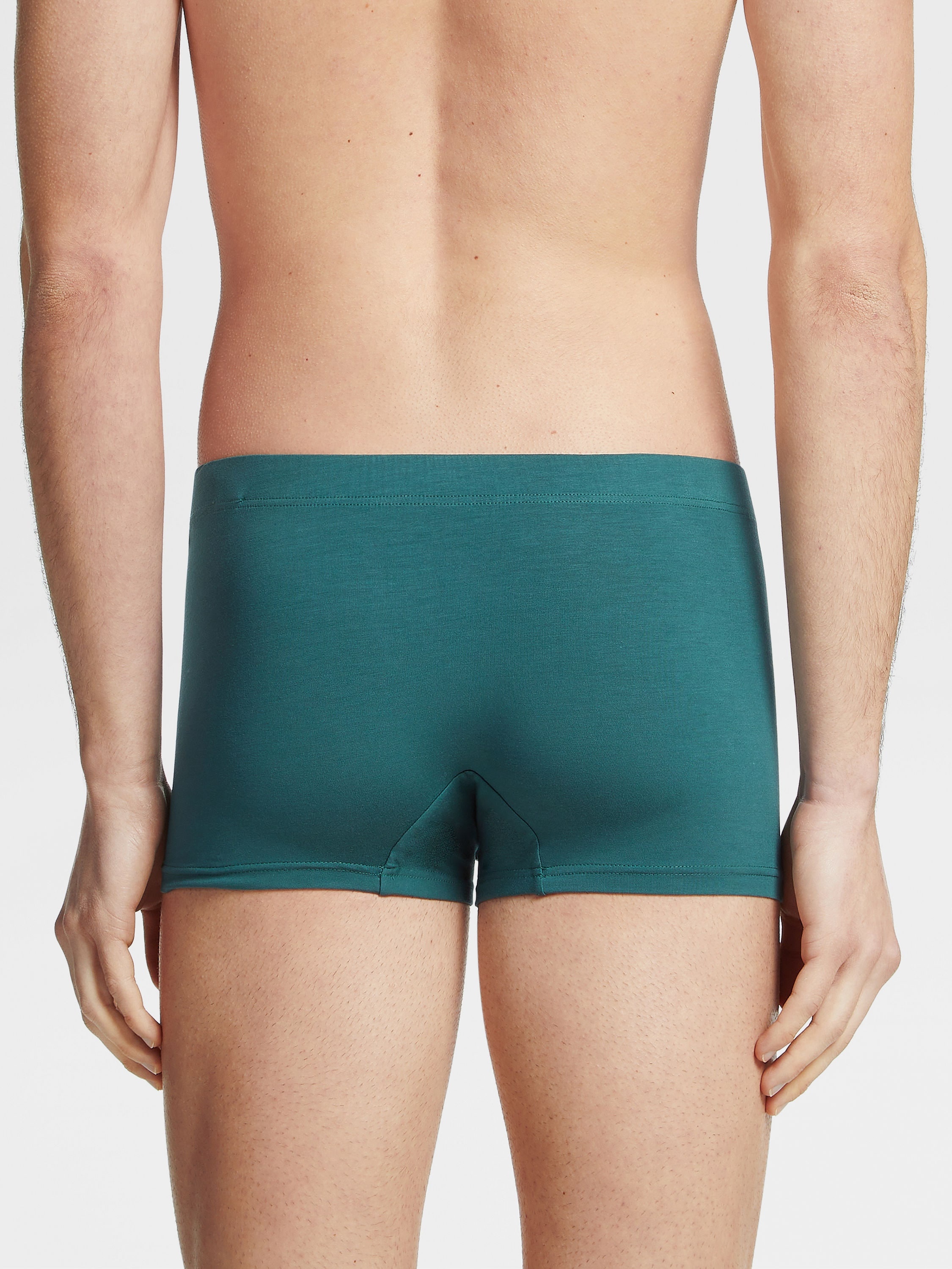 GREEN STRETCH MODAL TRUNKS - 3