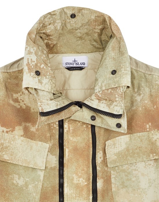 G06E1 DISSOLVING GRID CAMO ON ECONYL® REGENERATED NYLON WITH PRIMALOFT® INSULATION TECHNOLOGY ECRU - 3