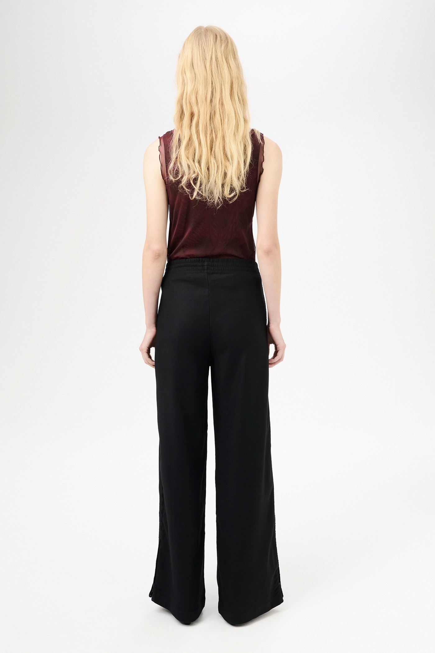 Lounge Pants Black Canvas Jersey - 6