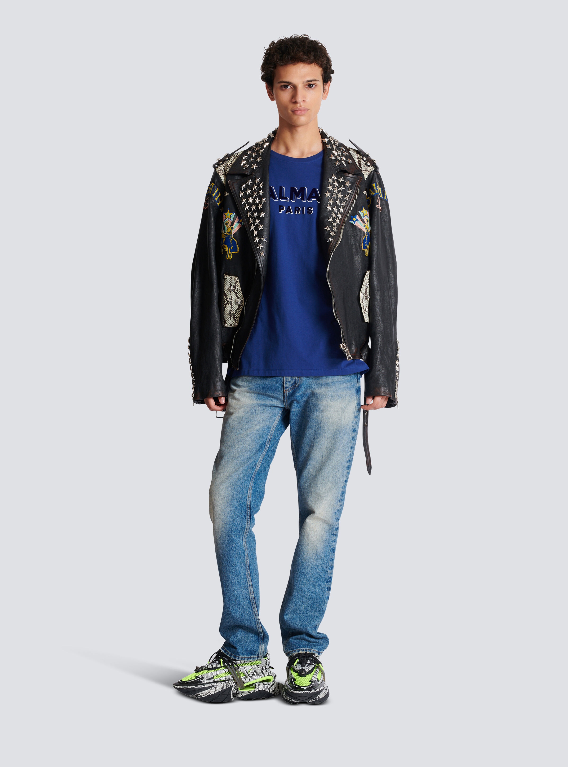 Metallic flocked Balmain T-shirt - 2