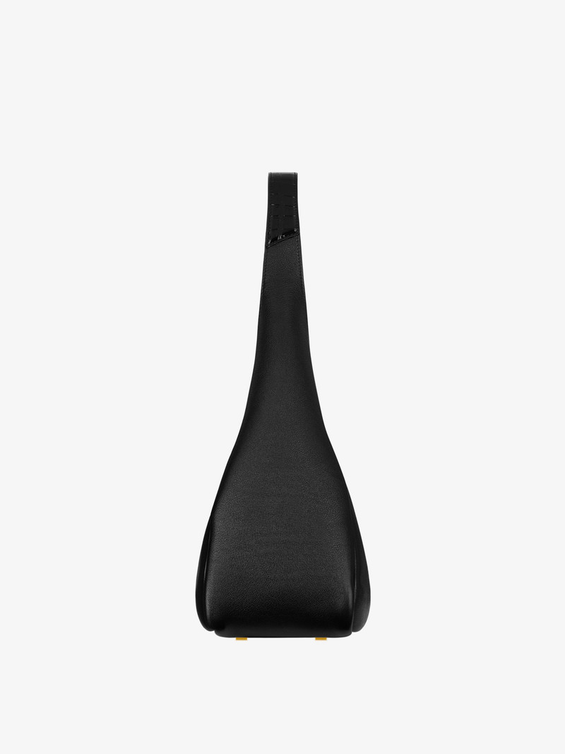 MEDIUM G-HOBO BAG IN GRAINED LEATHER 3