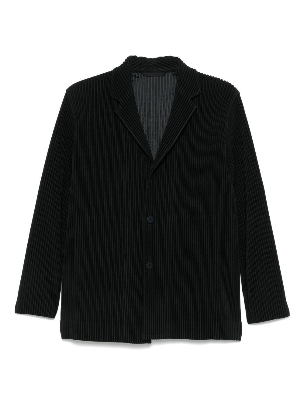 Homme Plisse' Issey Miyake Men Pleated Single-Breasted Jacket - 1
