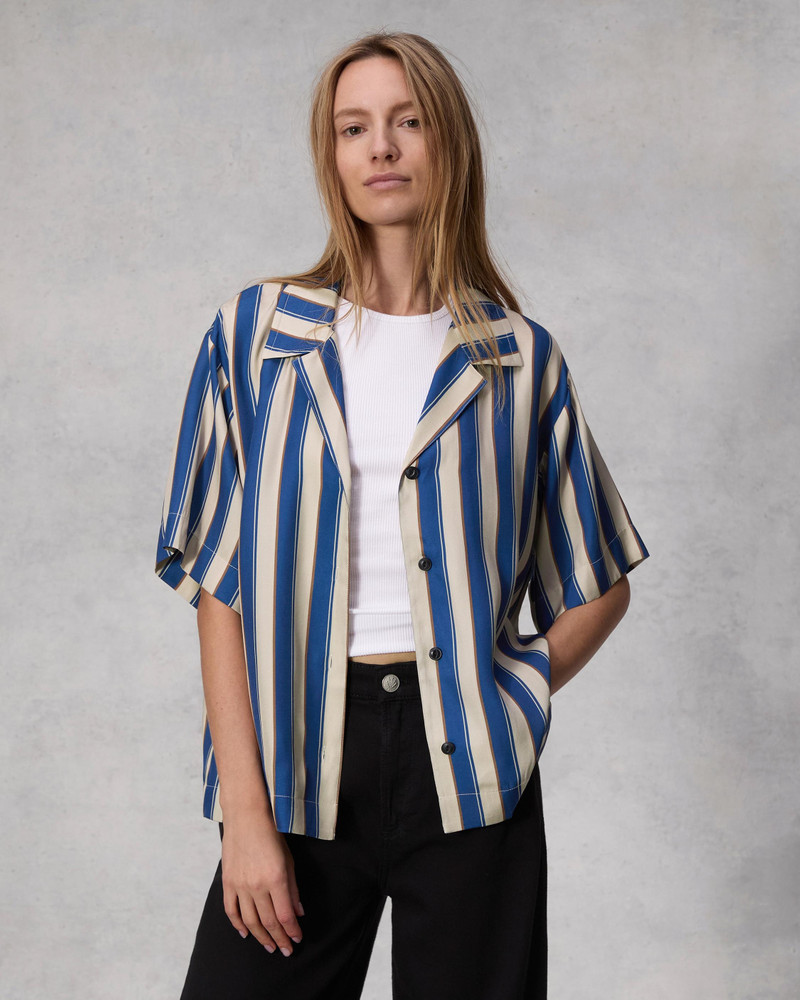 rag & bone Declan Striped Silk Shirt
Relaxed Fit Button Down outlook