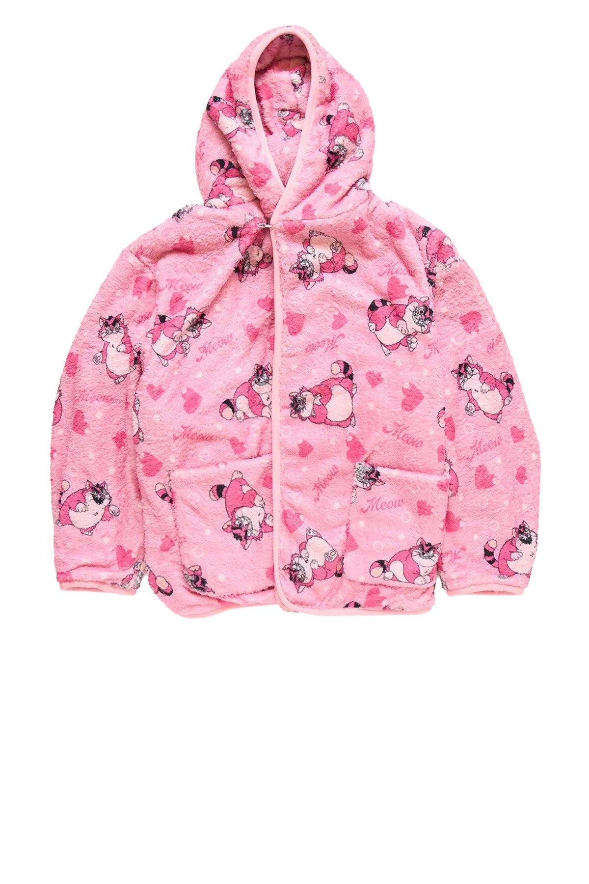Doublet Cartoon Print Blanket Coat
 Pink - 3