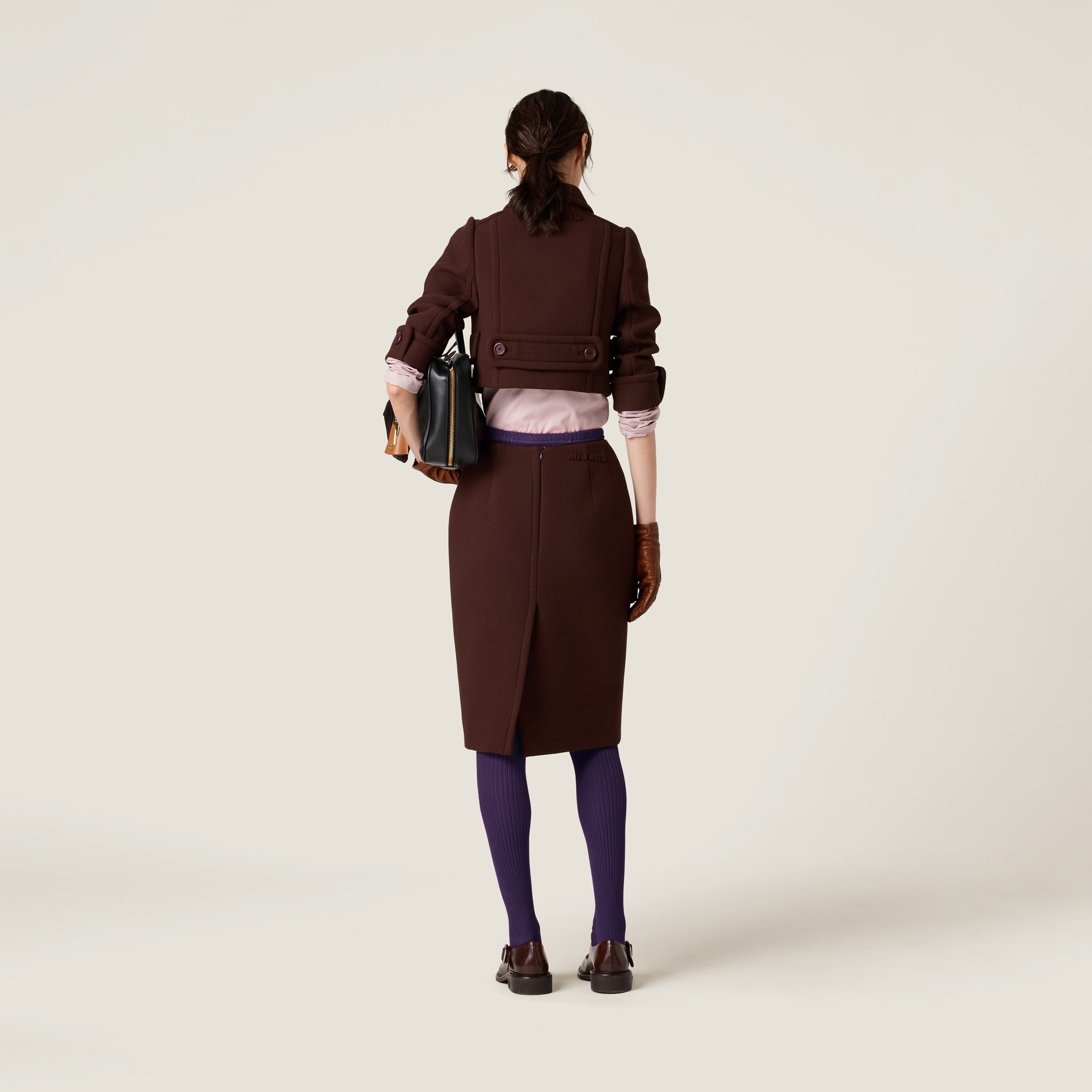 Double-breasted natté jacket - 3