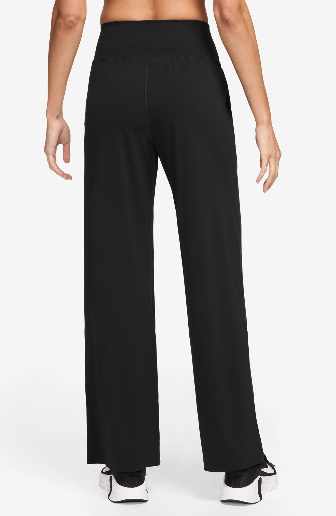 Nike Zenvy Dri-FIT High Waist Wide Leg Pants in 010 Black/pcg3C at Nordstrom - 2