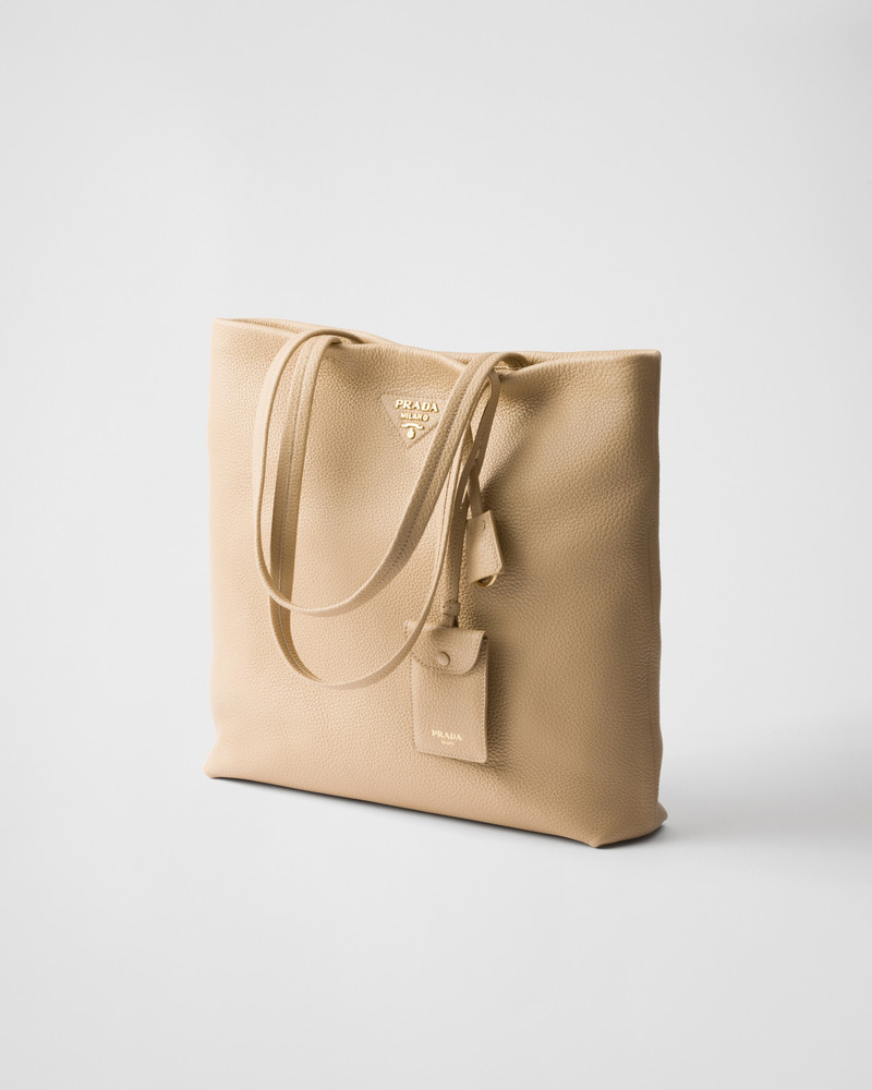 Large leather tote bag 3