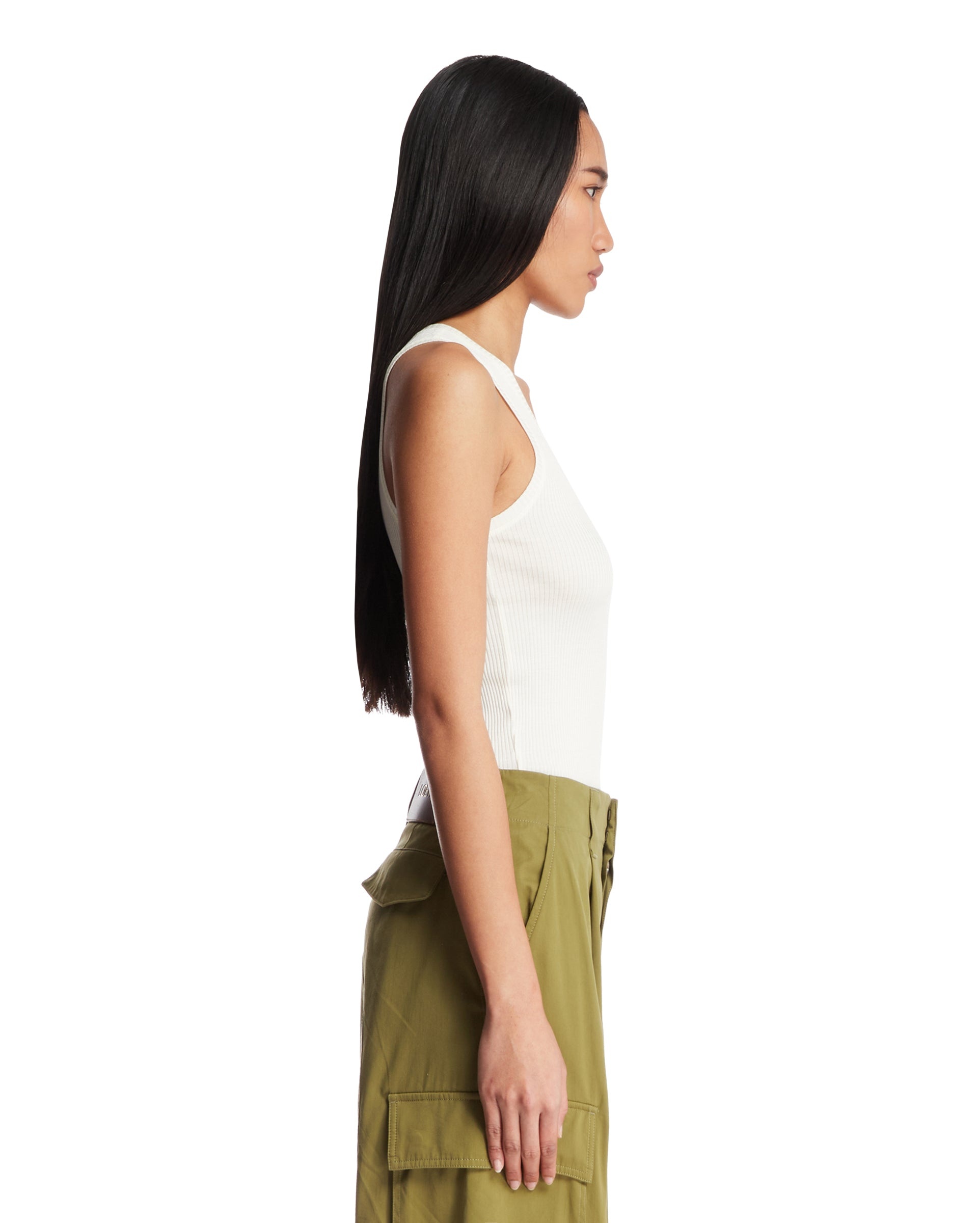 LOEWE Paula's Ibiza White Anagram Silk Top - 5