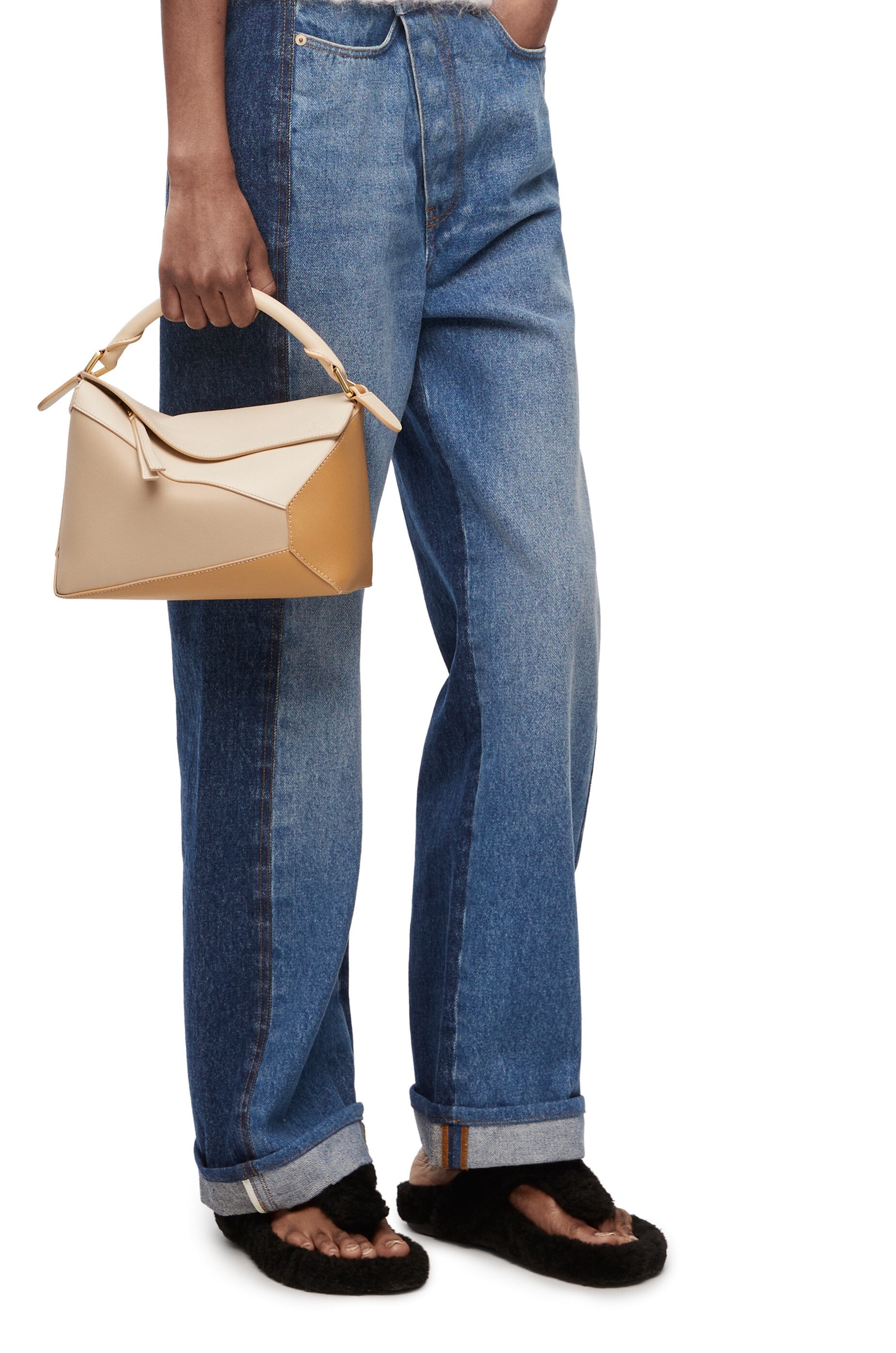 Small Puzzle Edge bag in classic calfskin - 2
