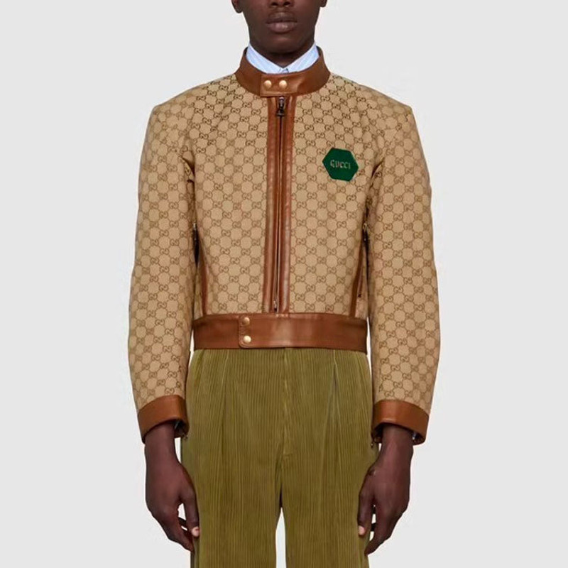 GUCCI Gucci 100 GG Canvas Jacket 'Beige Ebony' 676489-Z8ATV-2190 outlook