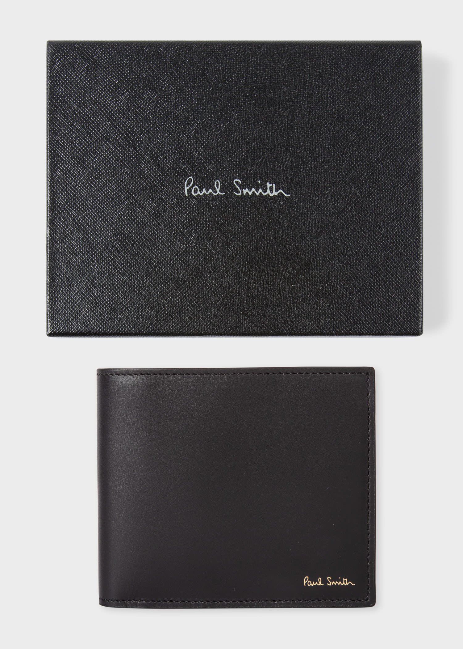 Leather 'Signature Stripe' Interior Billfold And Coin Wallet - 4