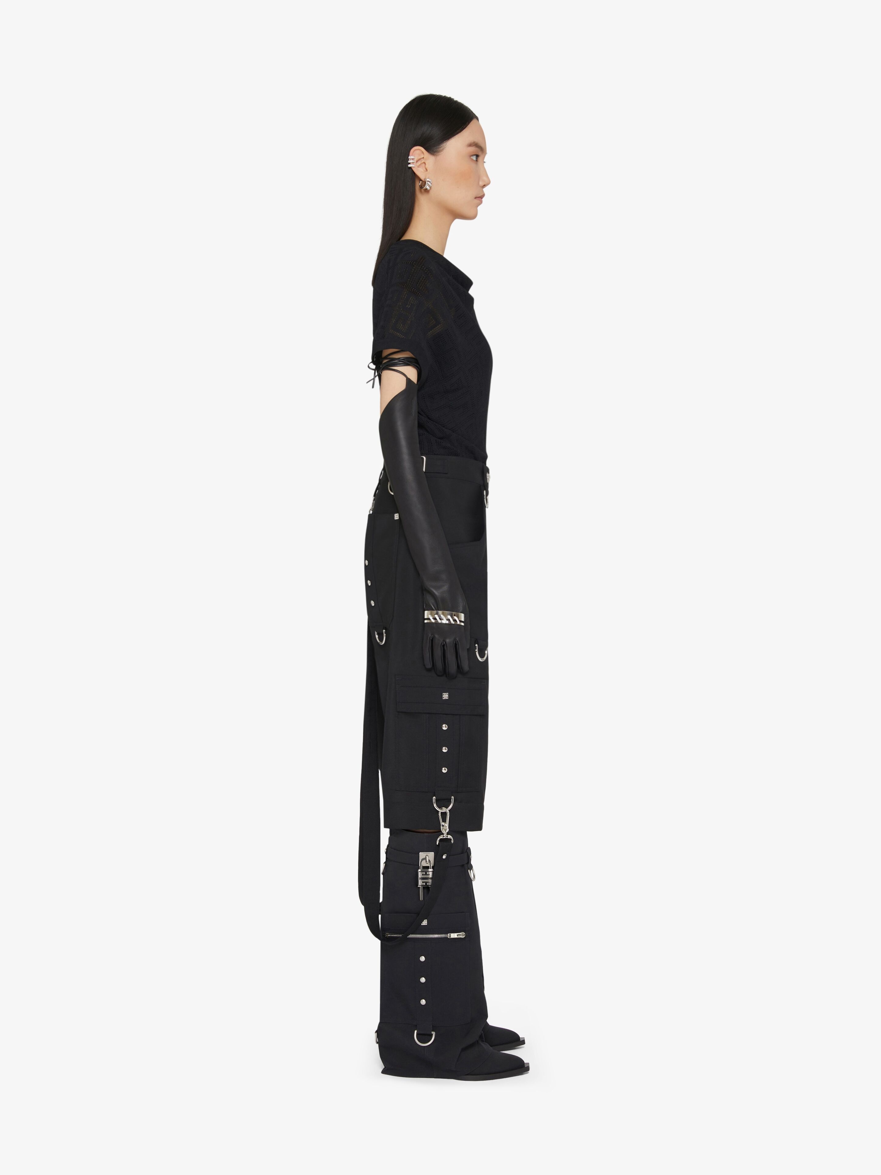 DRAPED TOP IN 4G JACQUARD - 3