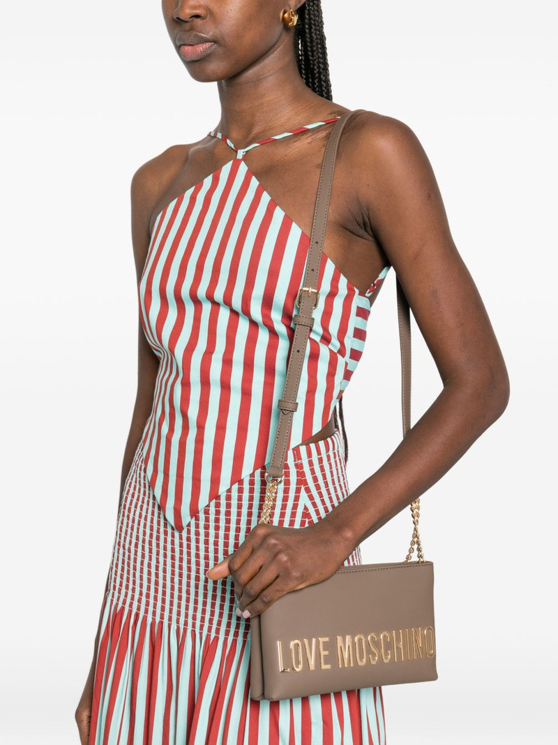 Moschino logo chain mini bag outlook