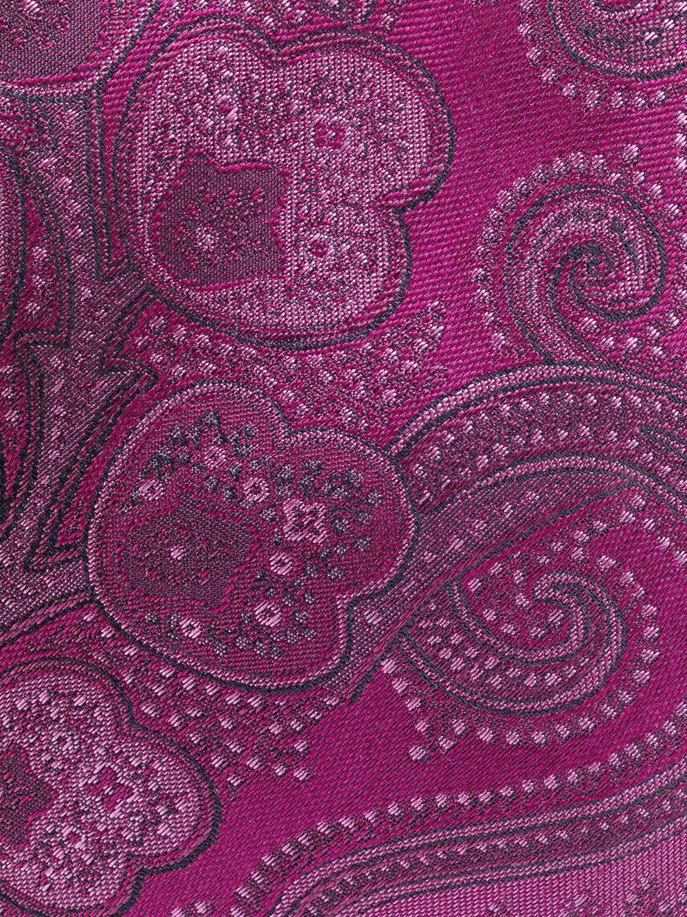 Paisley silk tie - 2