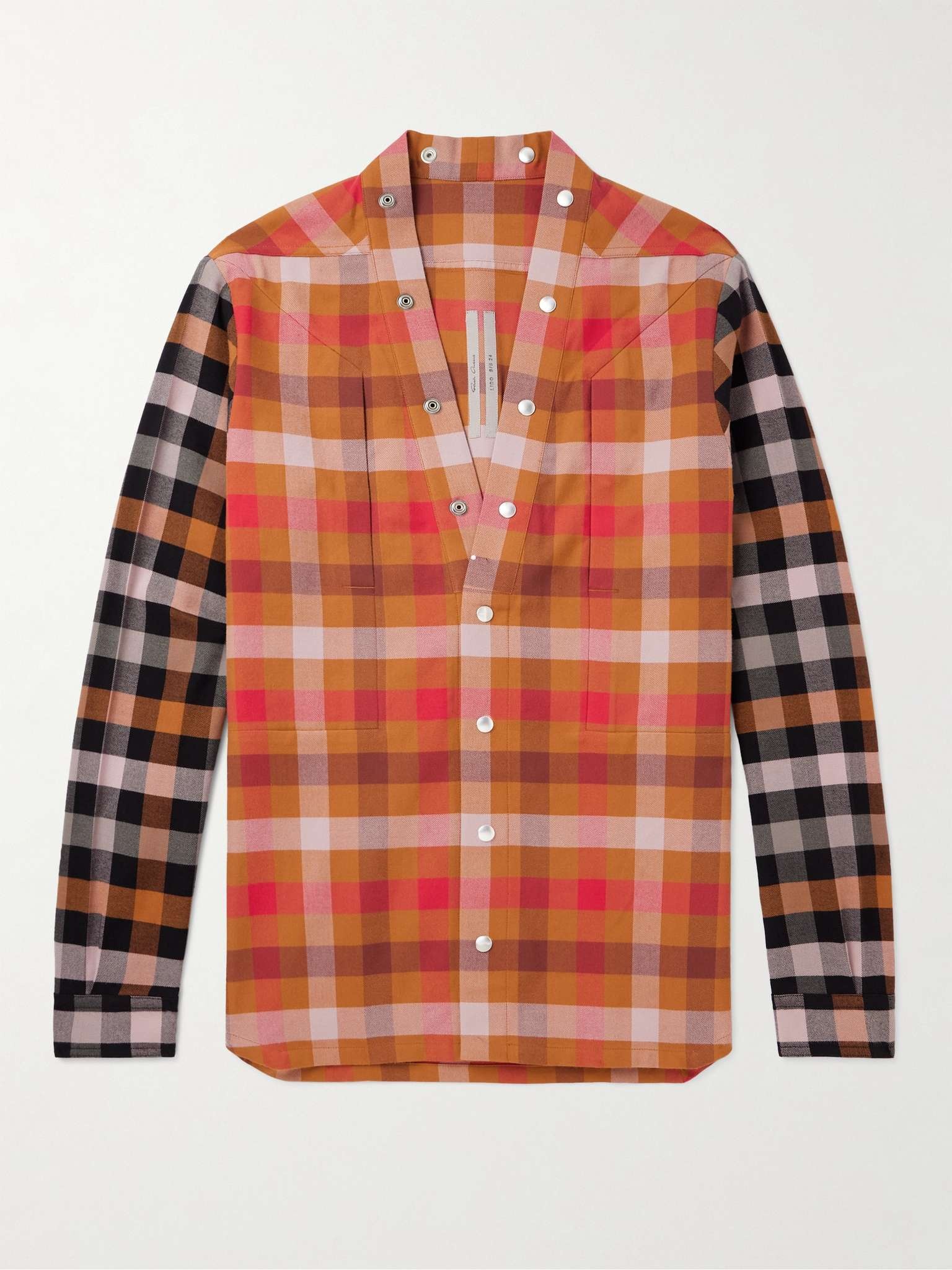 Checked Cotton-Flannel Shirt - 1