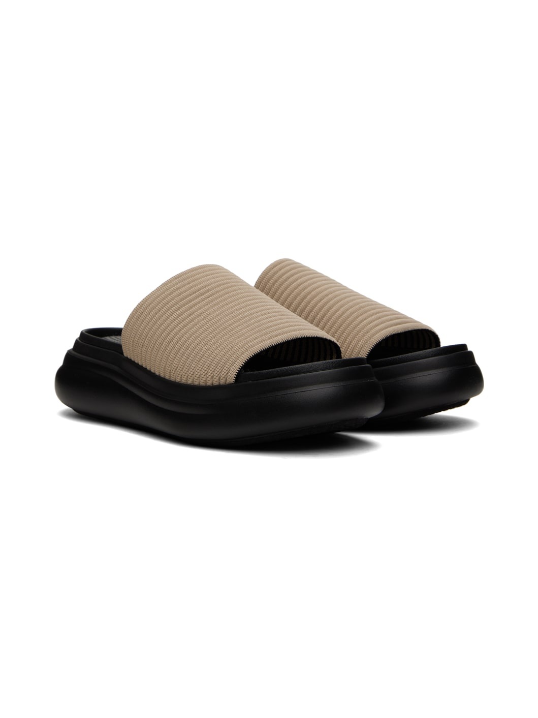 Beige Brixley Slides - 4