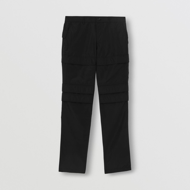 Panel Detail Technical Cotton Cargo Trousers 1