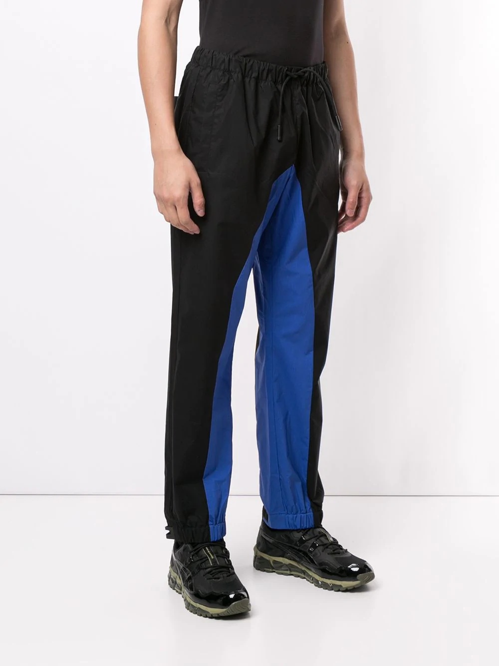 bicolour track pants - 3