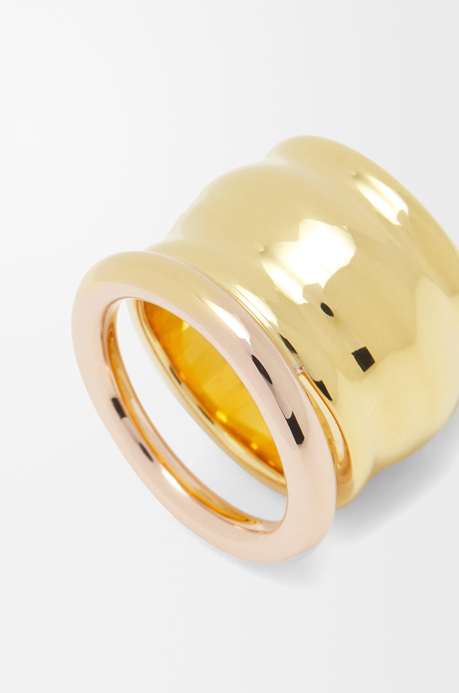 Nappa knot ring in sterling silver - 3