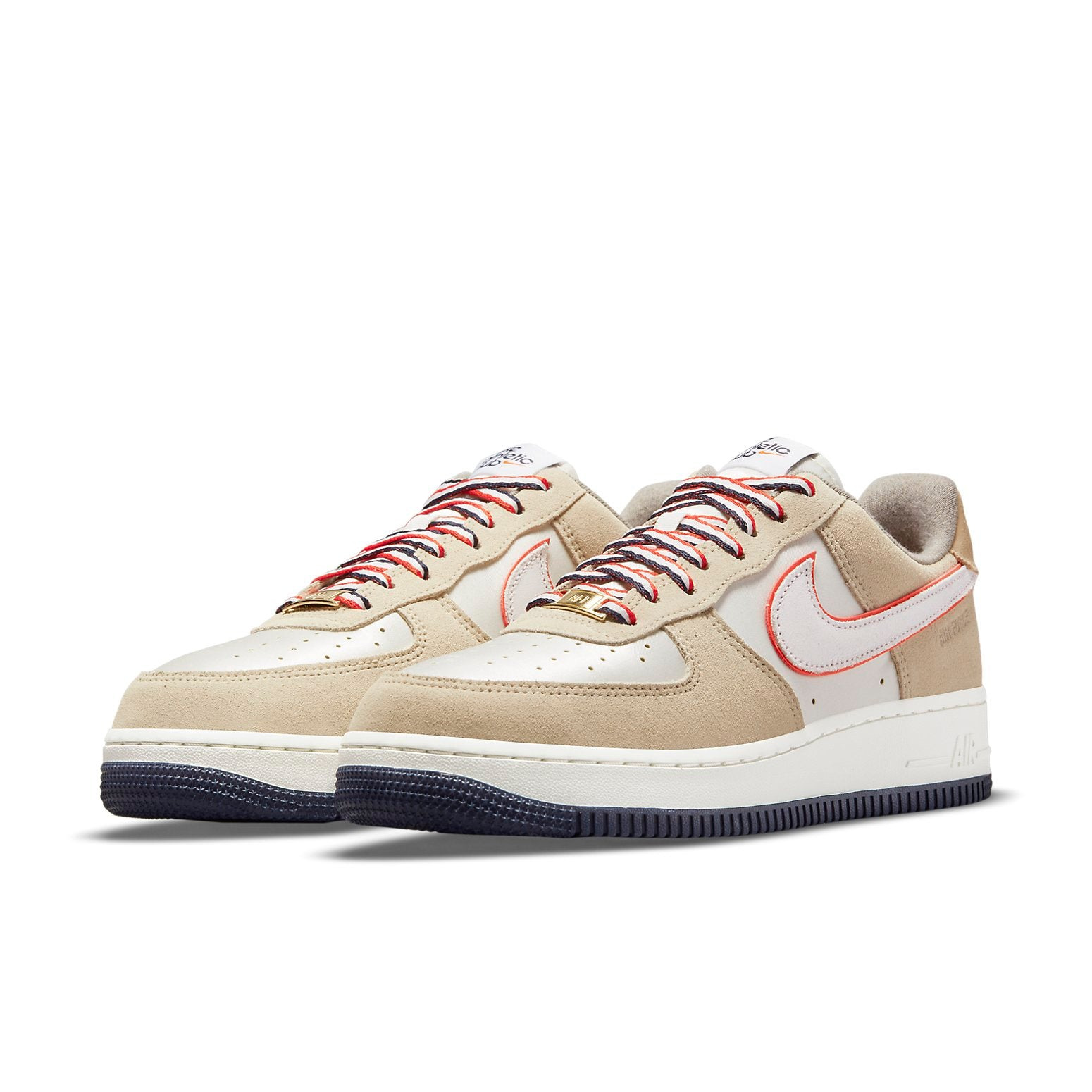(WMNS) Nike Air Force 1 '07 LX 'Athletic Club - Sail Rush Orange' DQ5079-111 - 3