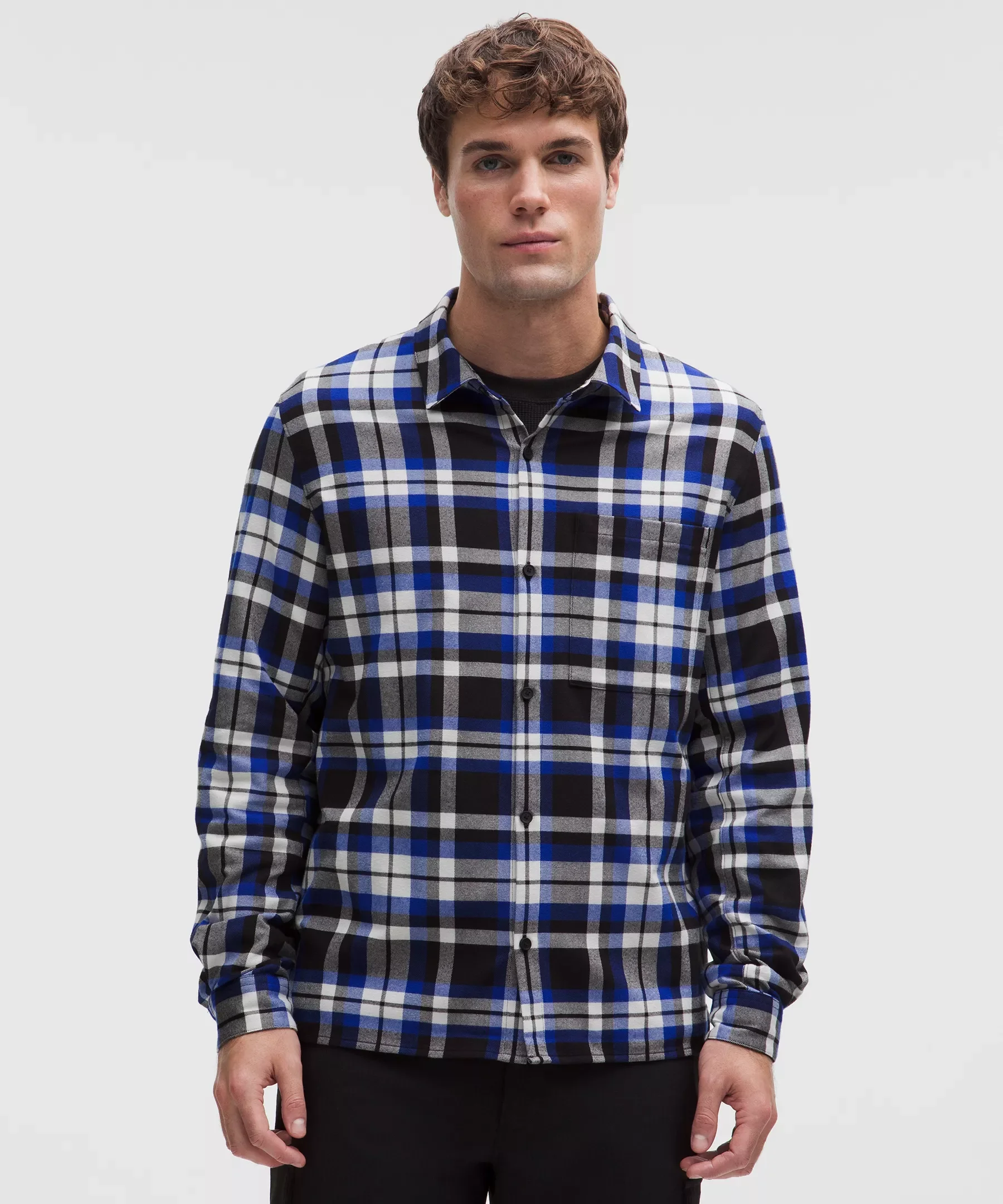 Brushed Woven Overshirt - 1