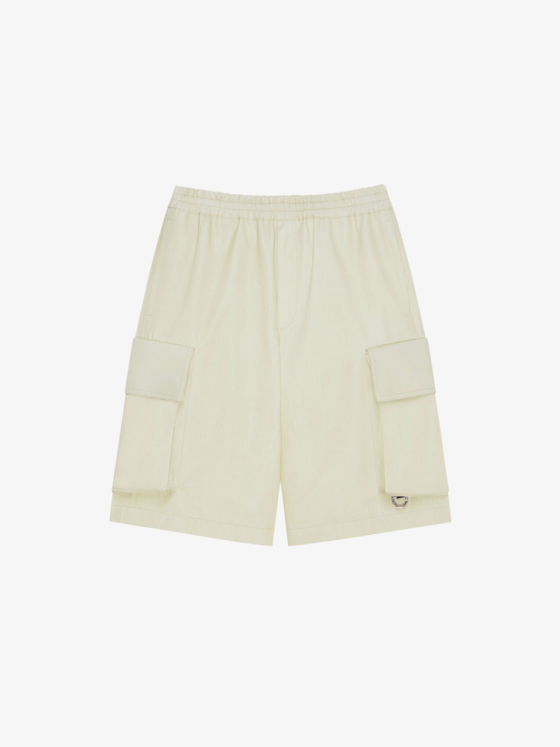 CARGO SHORTS IN LEATHER 1