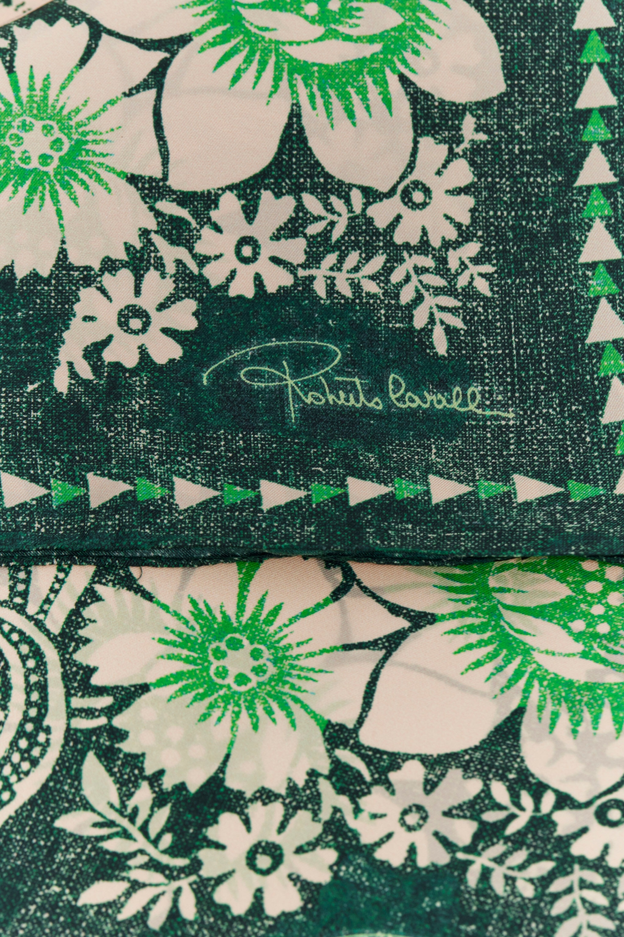 Scarf with Zebra Pattern and Mirror Snake Monogram - 3