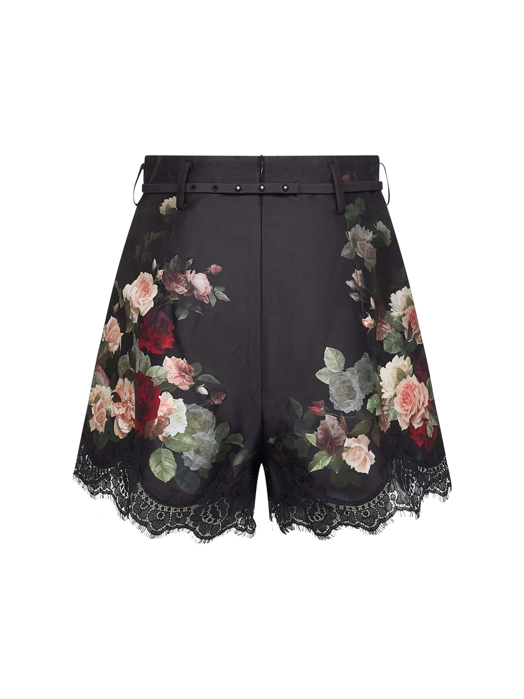Black Cascade print Hypnotic shorts - 2