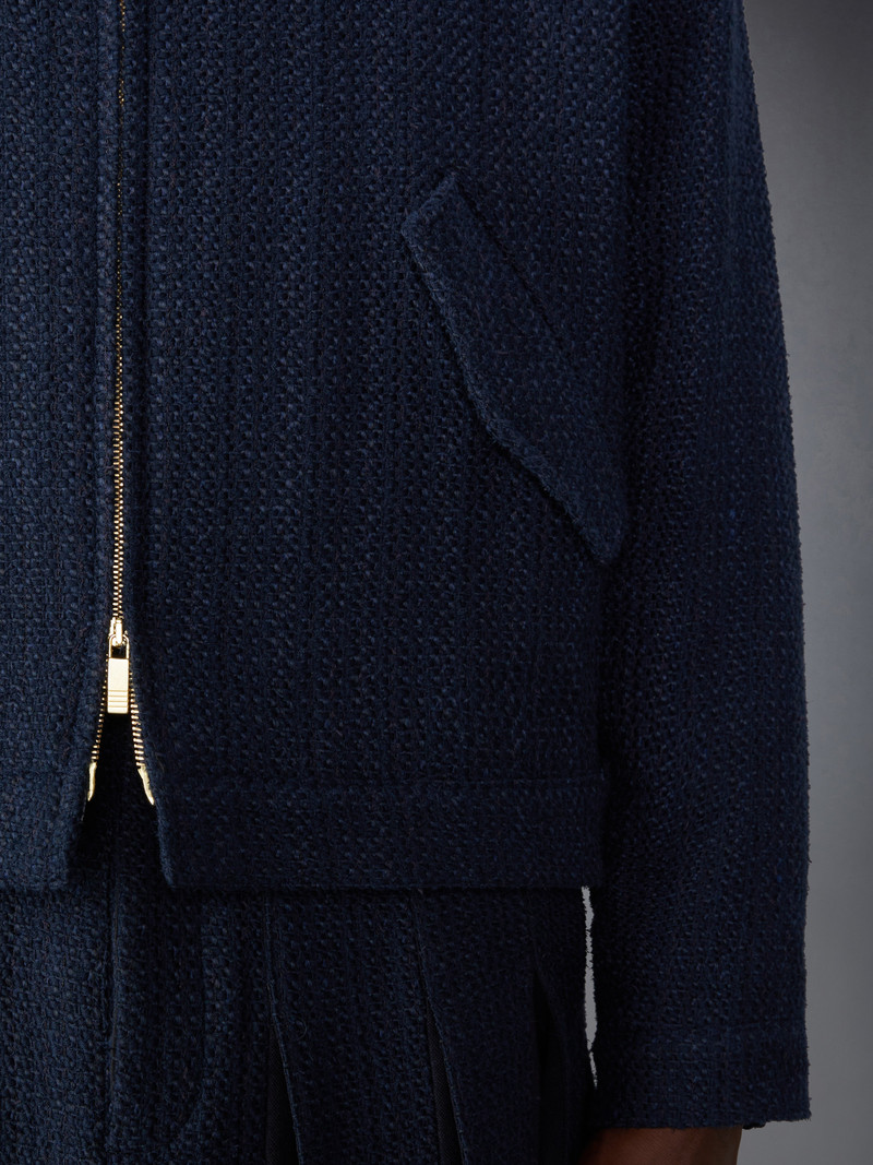 Tweed Raglan Collar Jacket 5
