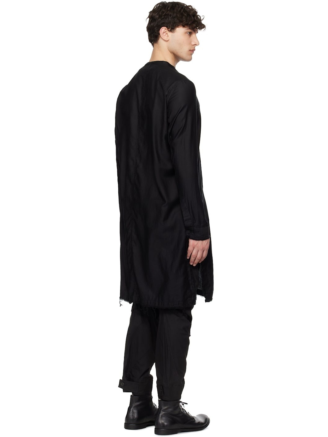 Black Grunge Thobe Shirt - 3