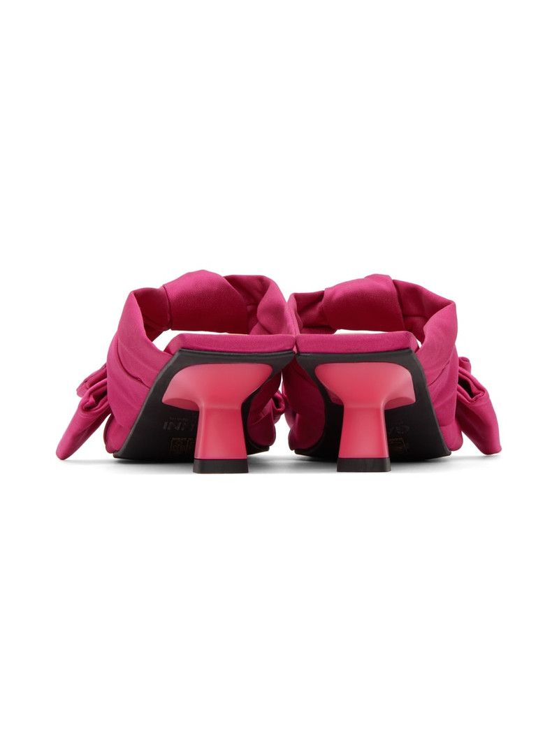 Pink Soft Bow Mules 2