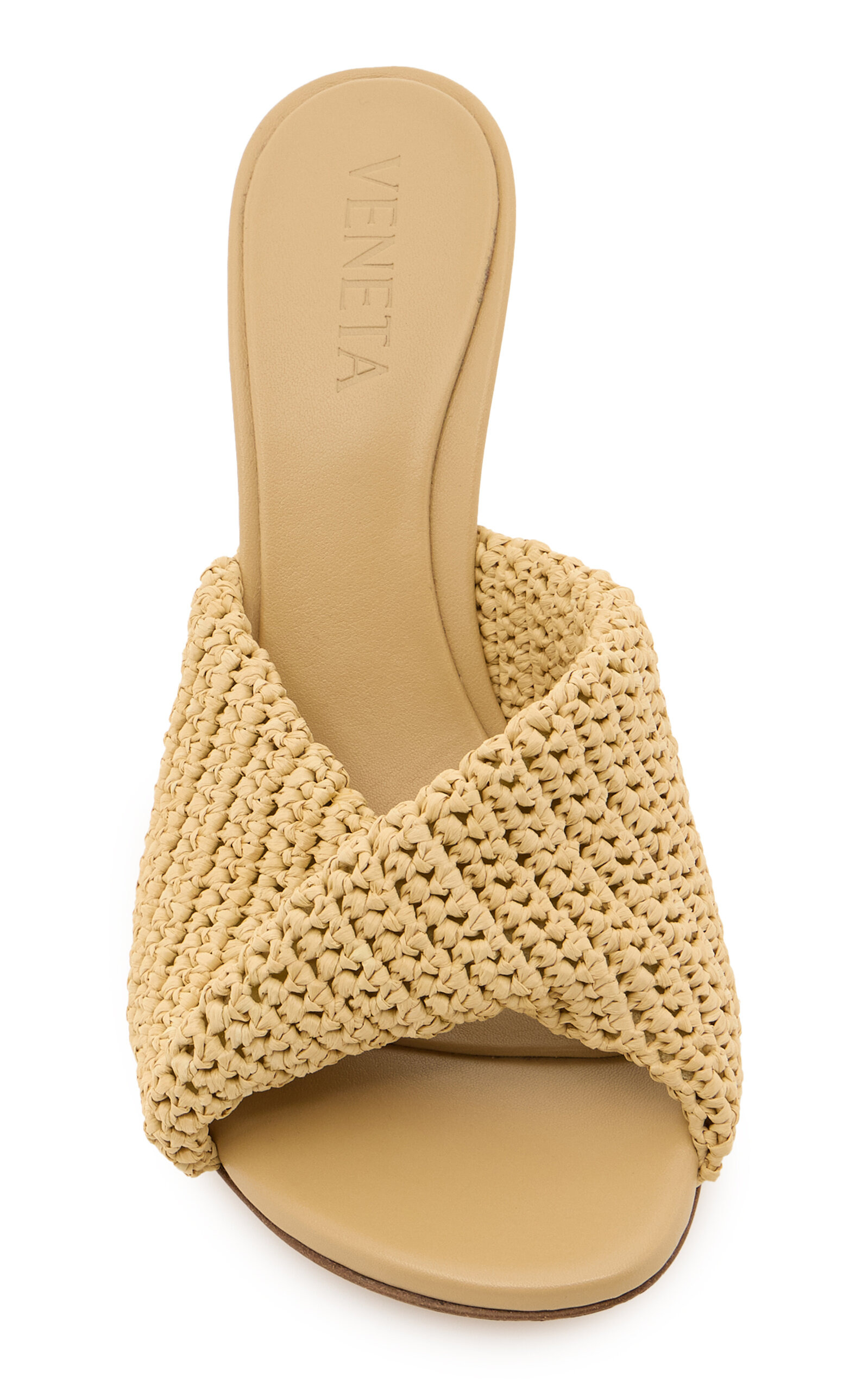 Blink Crocheted Raffia Mules neutral - 4