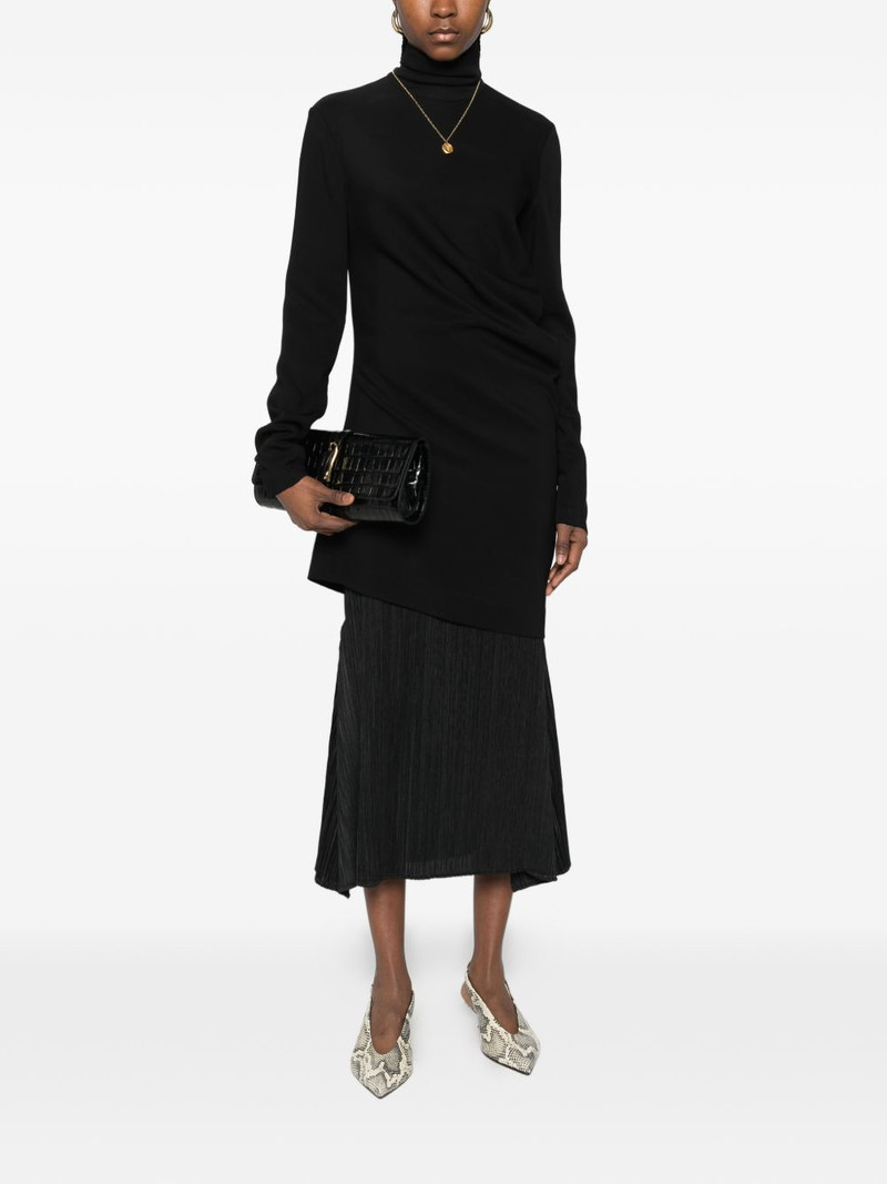 TOTEME high-neck twist blouse outlook