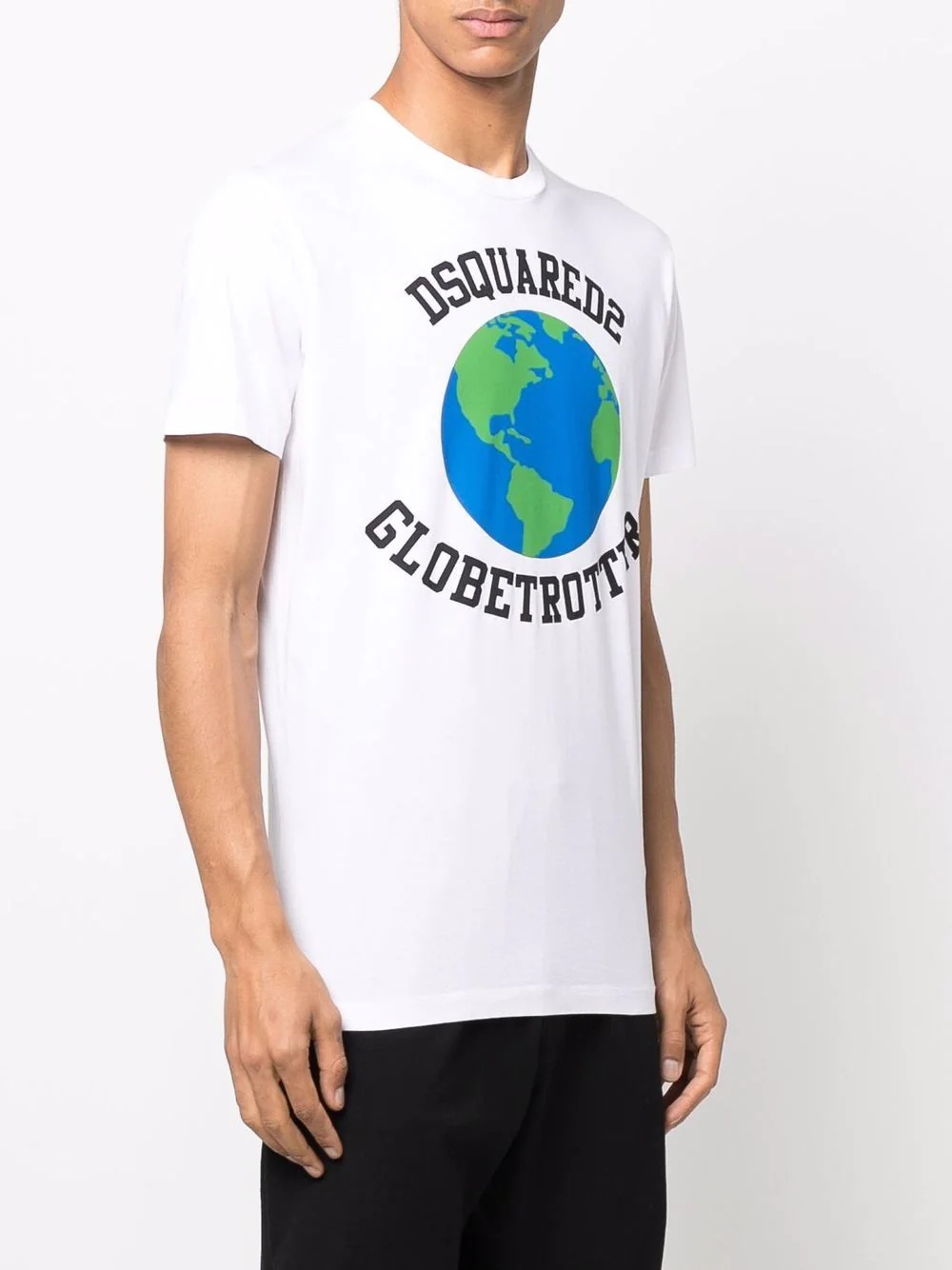 Globetrotter logo-print T-shirt - 3