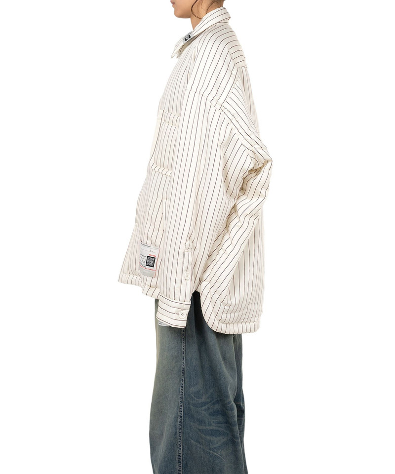 Stripe Puffer Shirt 4