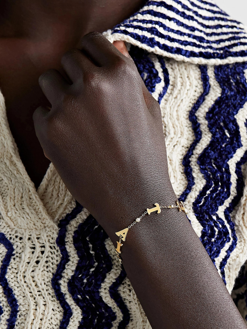 Yvonne Léon Je T'aime 9-karat Gold Diamond Bracelet outlook