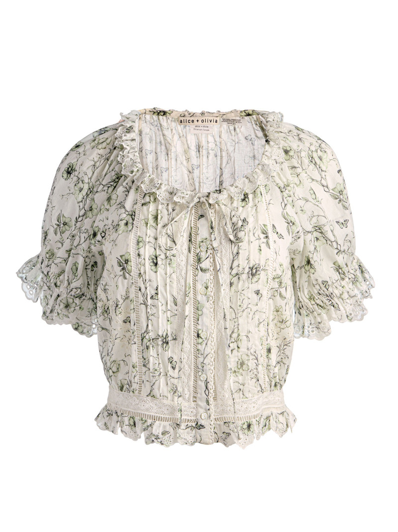 MCLAINE PUFF SLEEVE BLOUSE 1