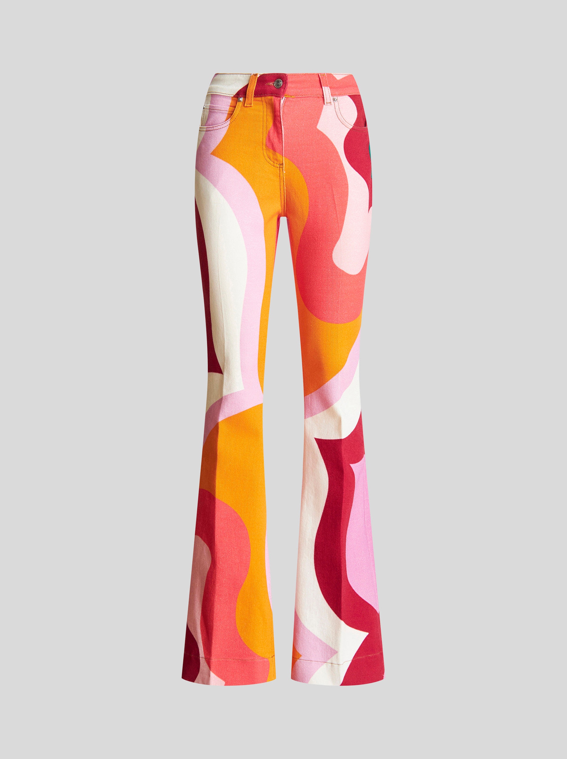 COLOUR BLOCK JEANS - 1