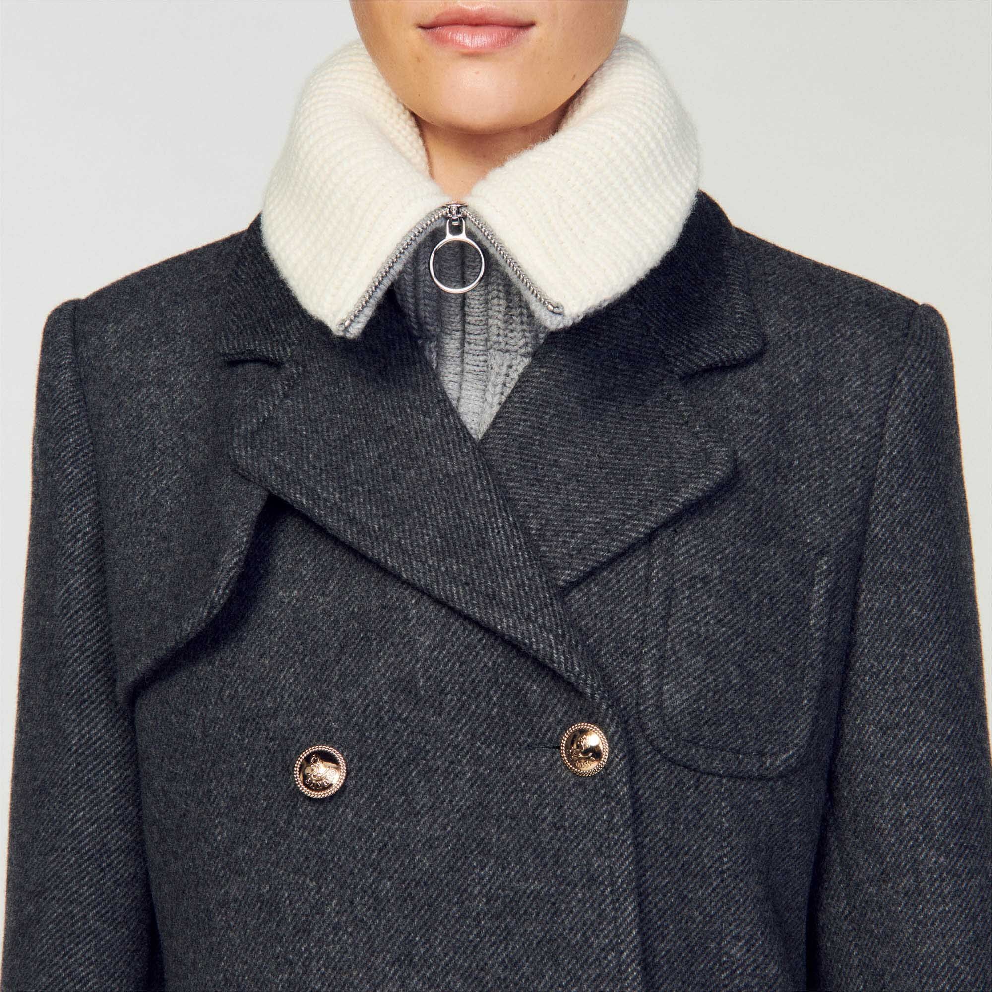 LONG OFFICER COAT - 4