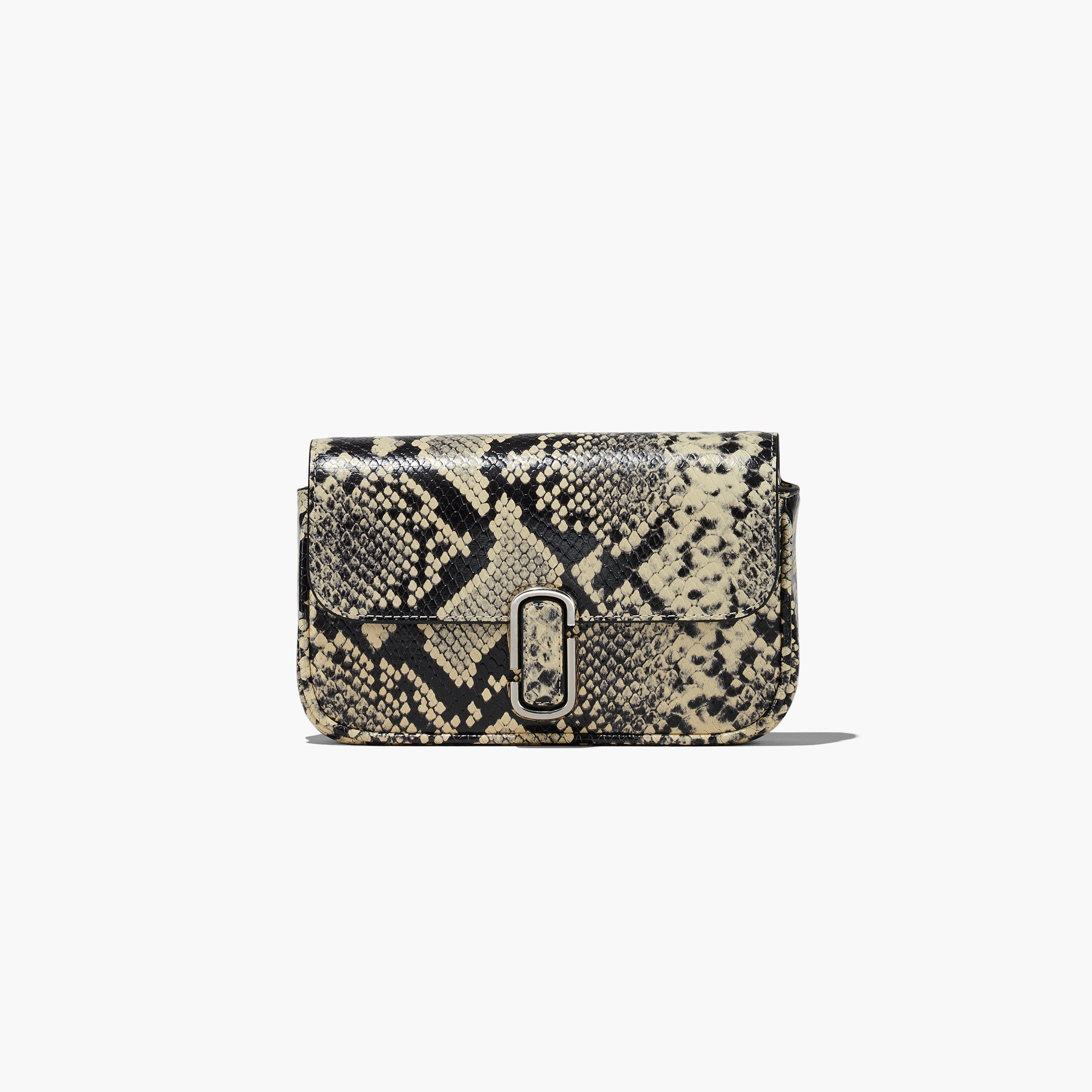 THE SNAKE-EMBOSSED J MARC MINI SHOULDER BAG - 7