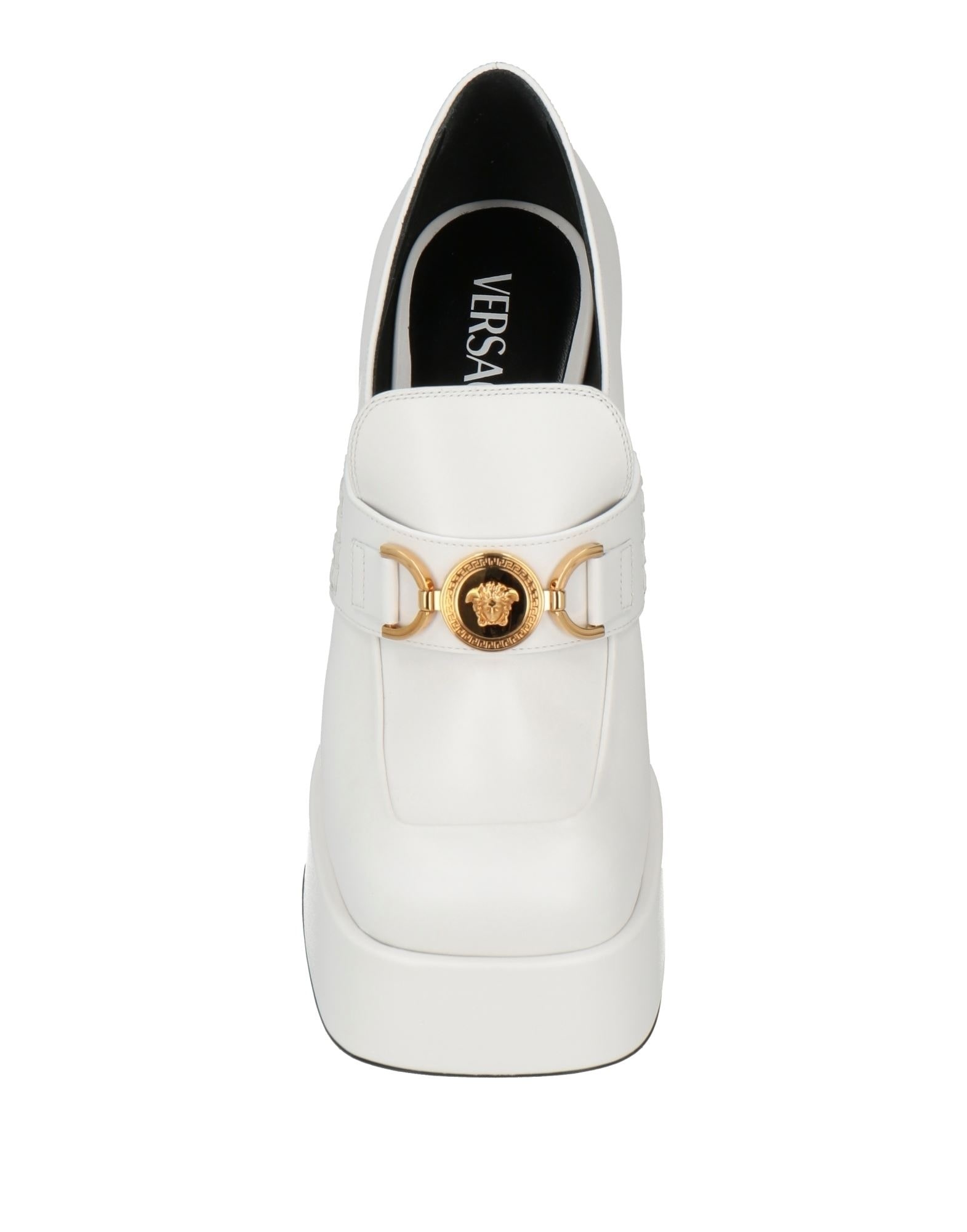 White Women's Loafers - 4