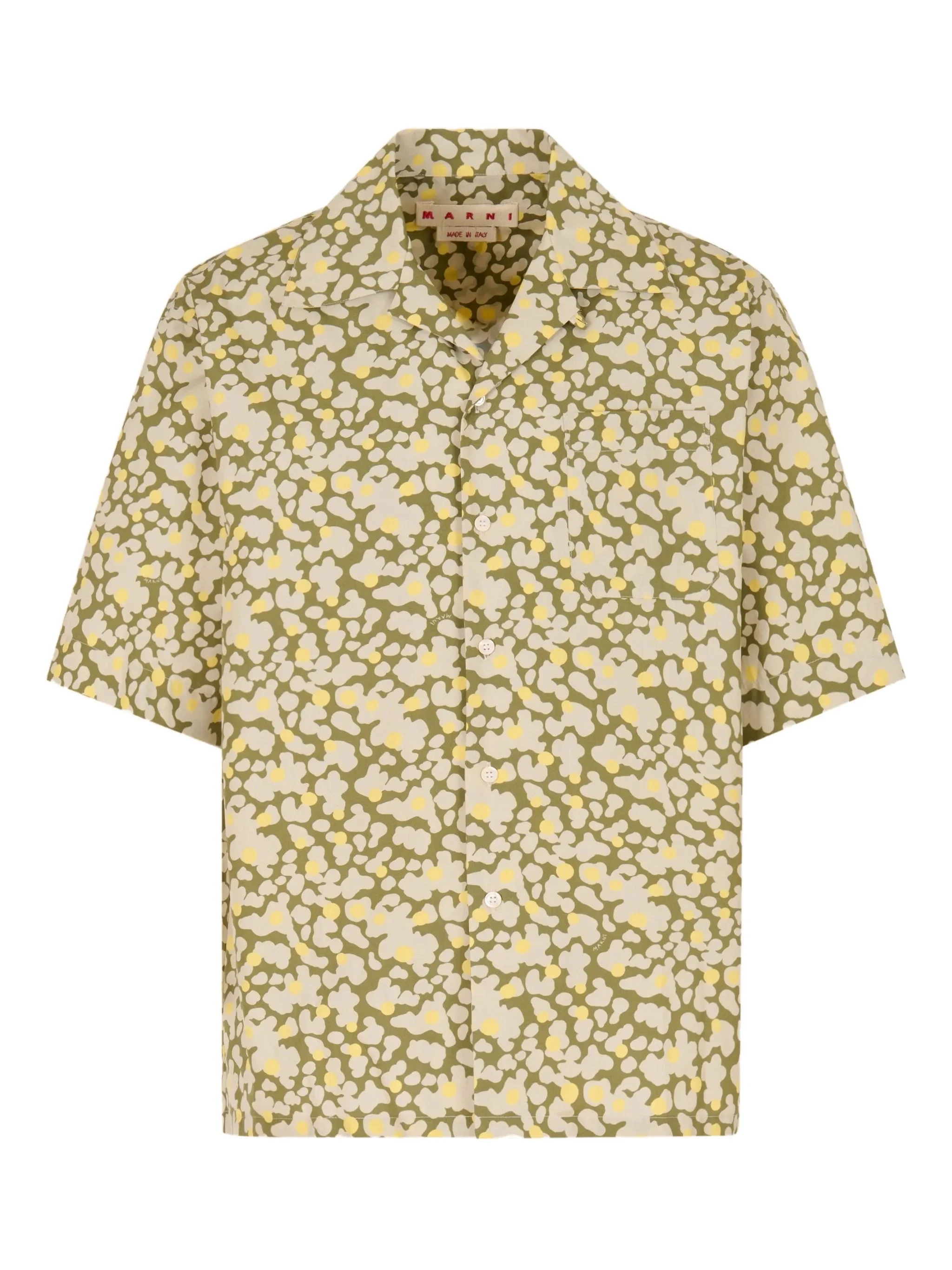 Marni Short-sleeve Abstract-print Shirt - 1