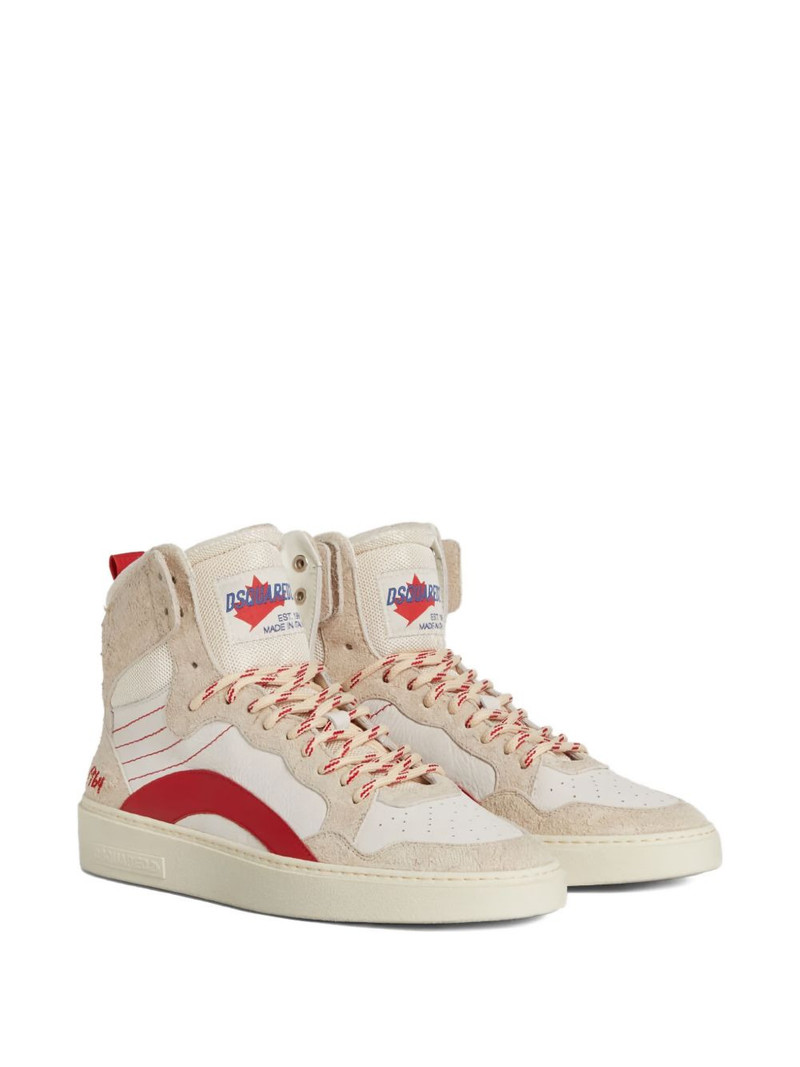 DSQUARED2 high-top lace-up sneakers outlook