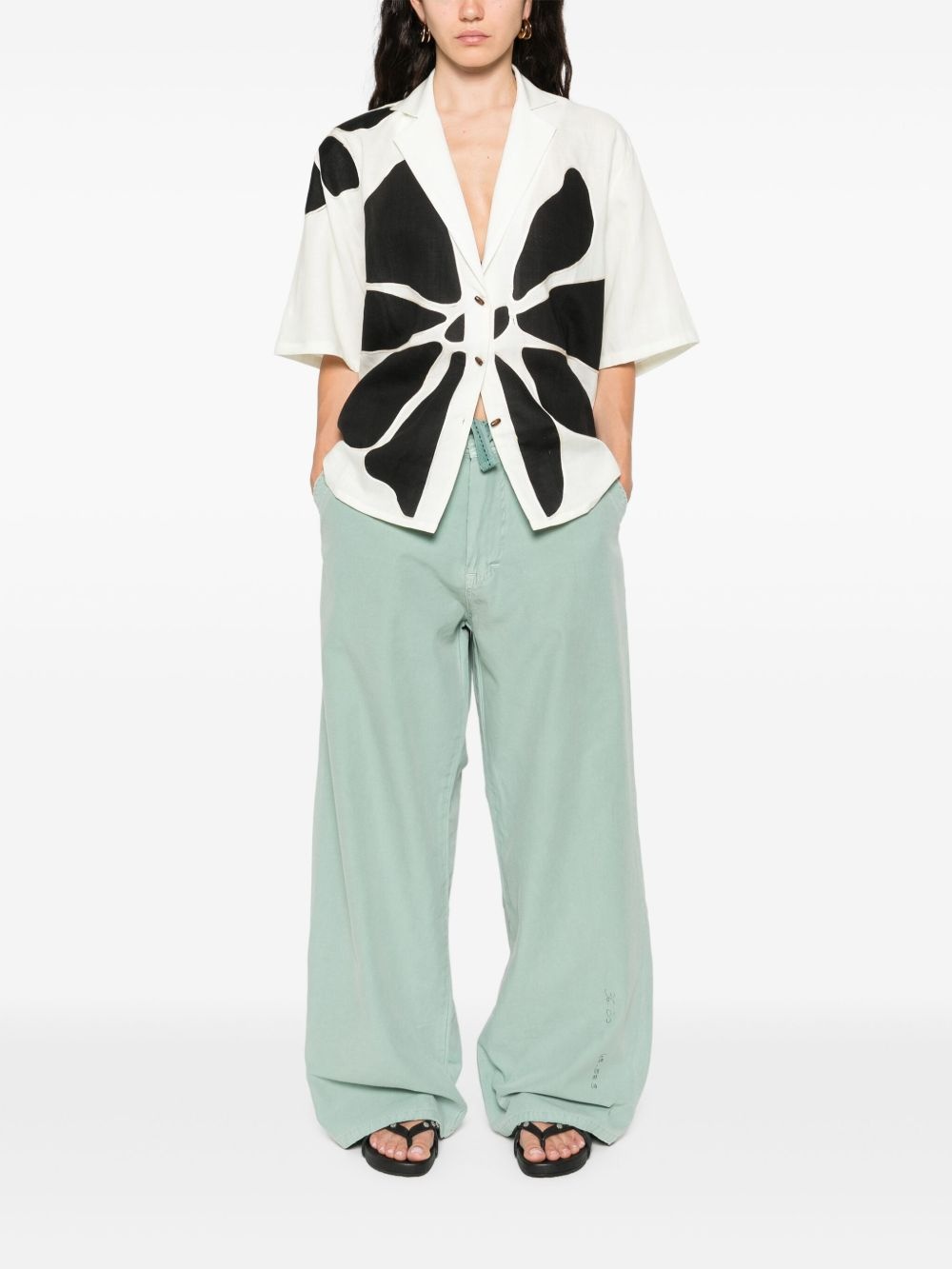 straight trousers - 2