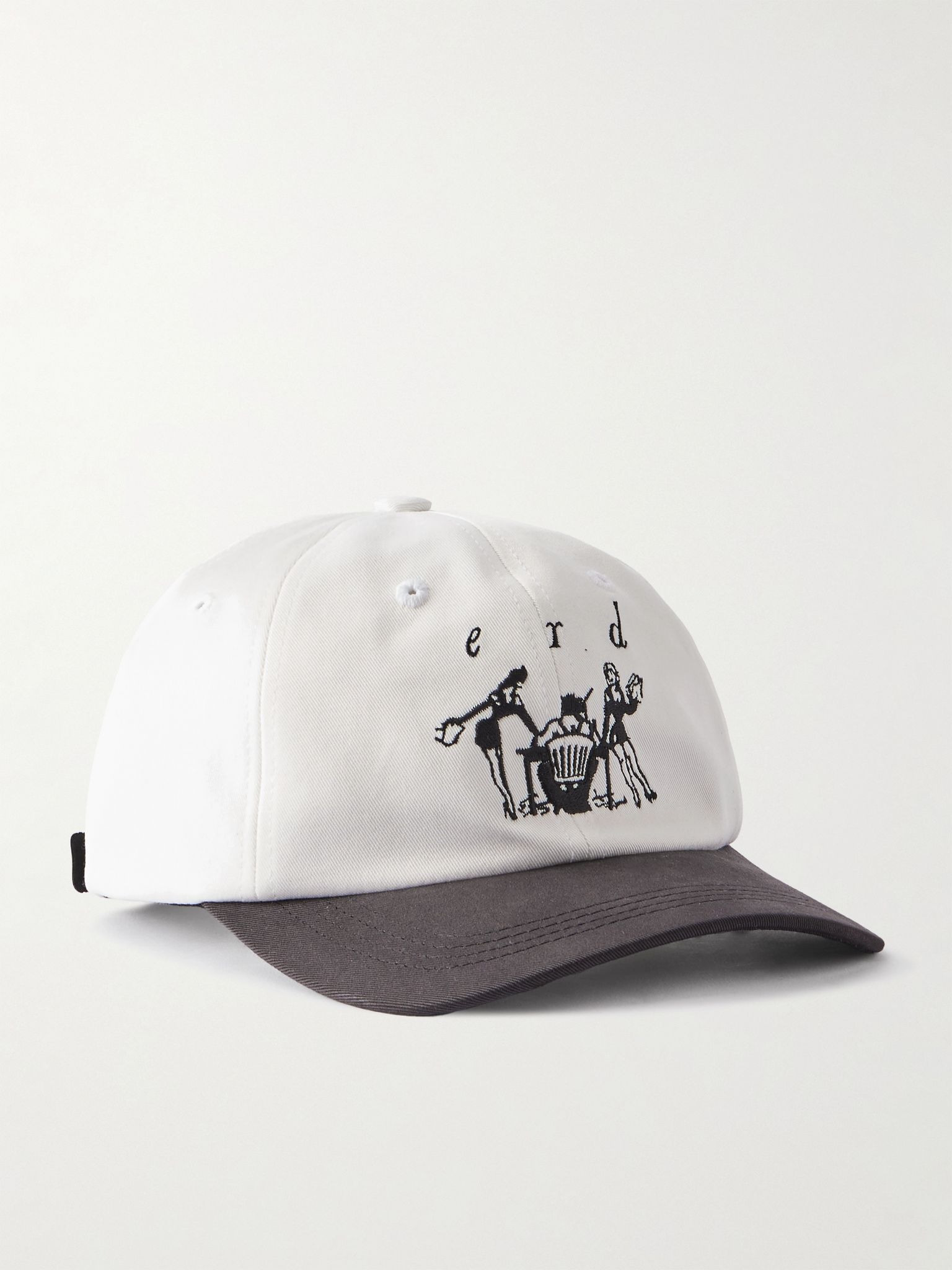Enfants Riches Déprimés Secretary Logo-Embroidered Cotton-Twill