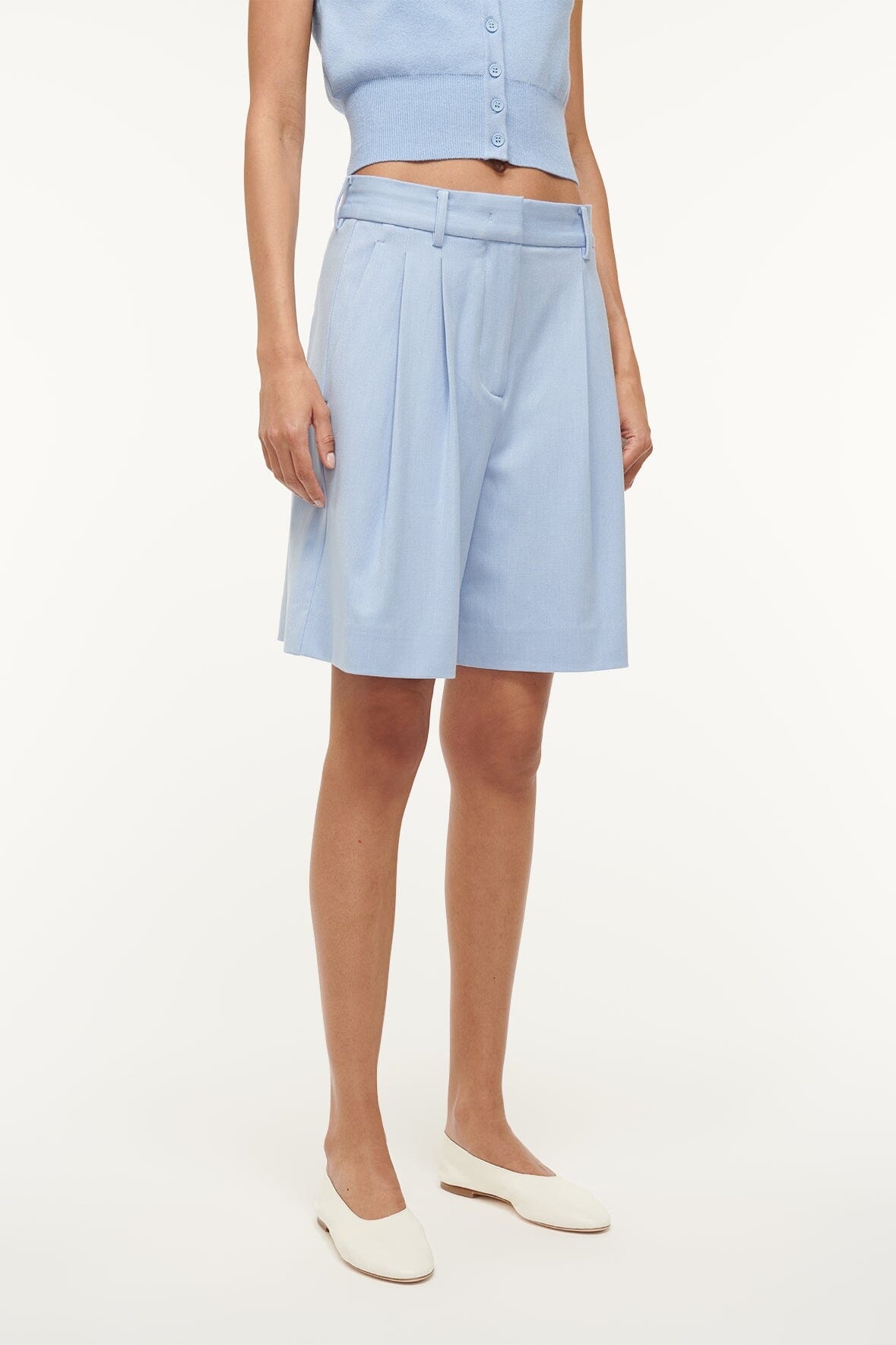 STAUD LONG LUISA SHORT PERIWINKLE - 2