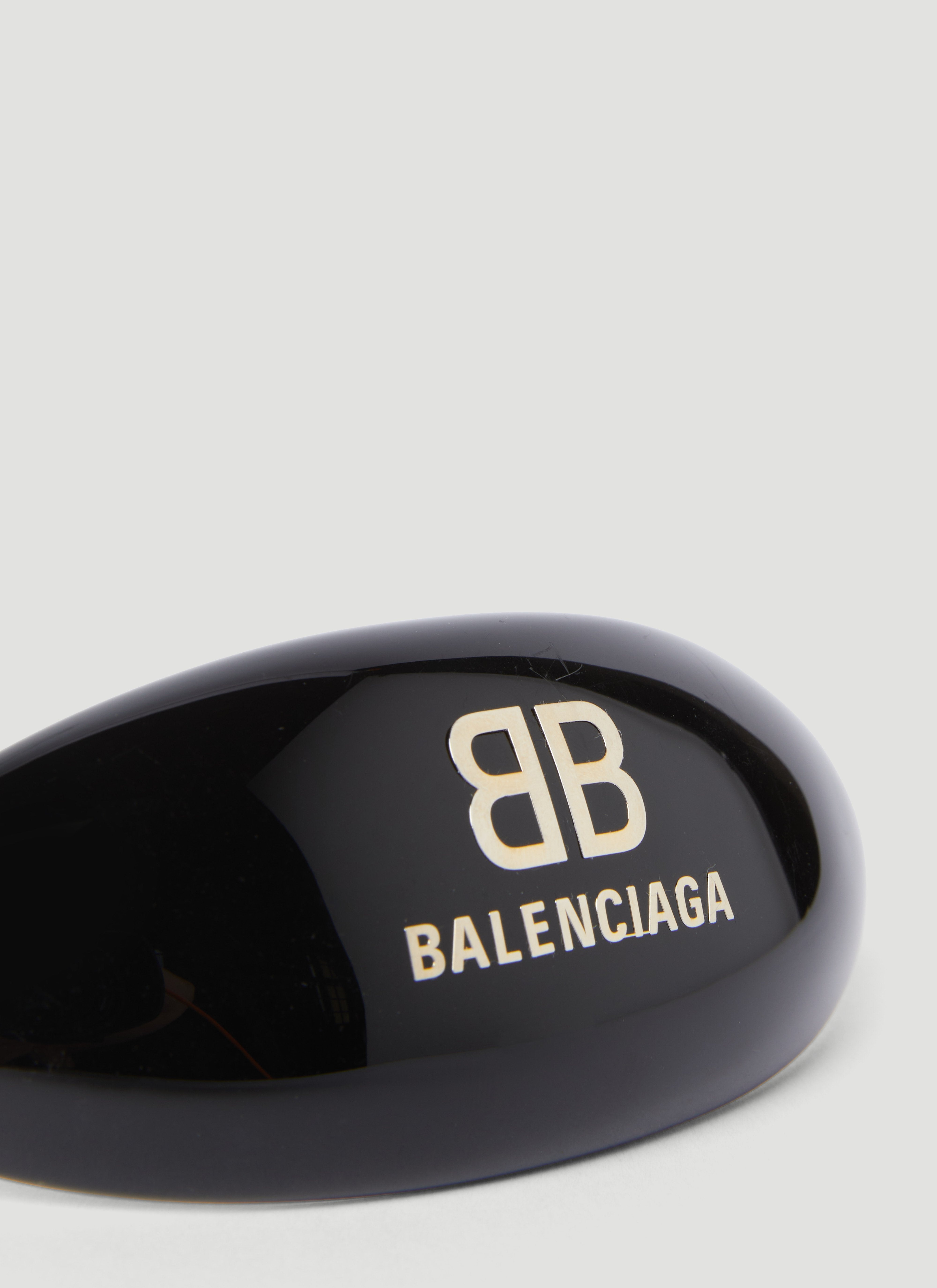 Balenciaga Women Logo Applique Hair Clip - 2
