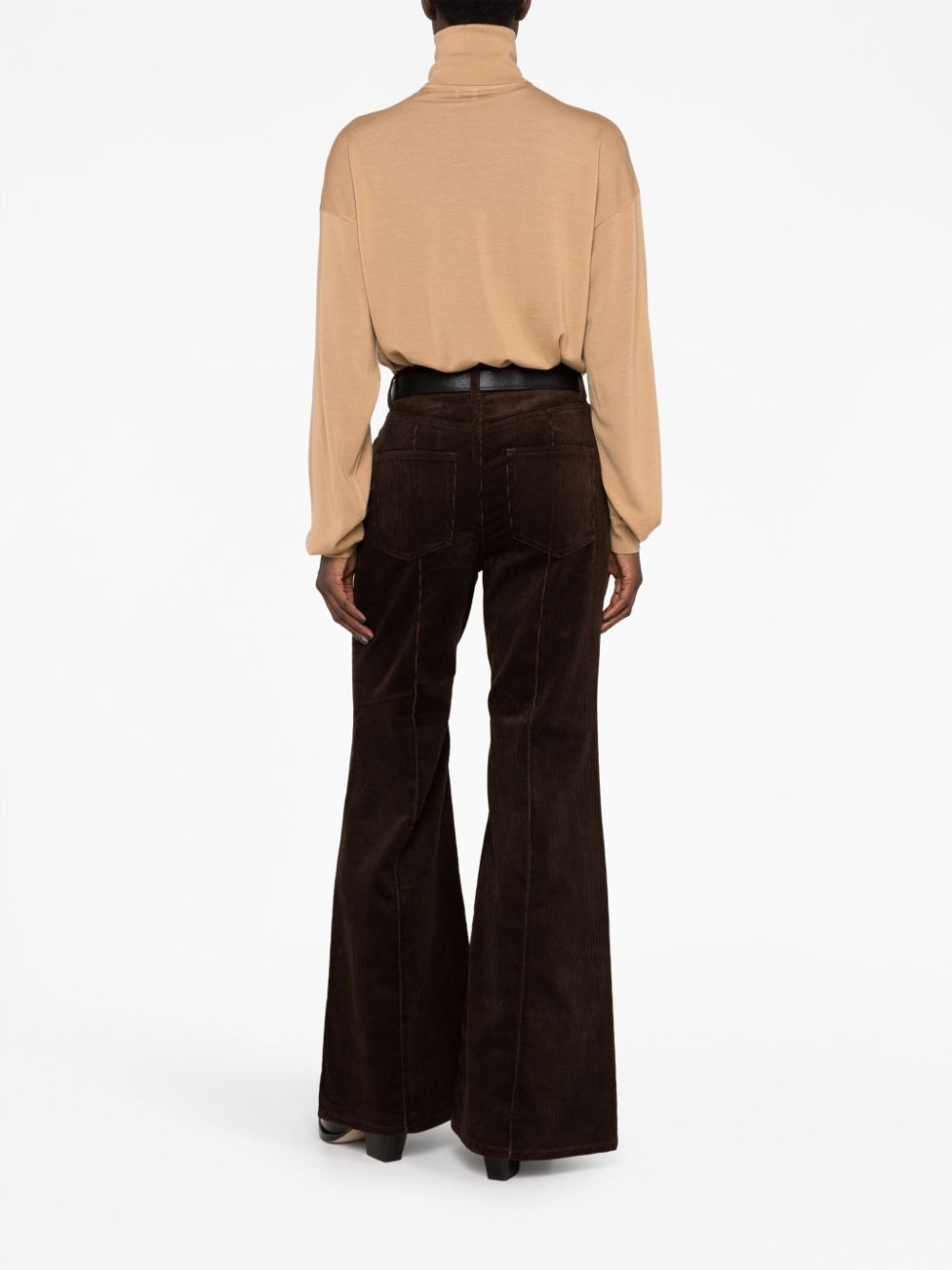roll-neck wool jumper - 4